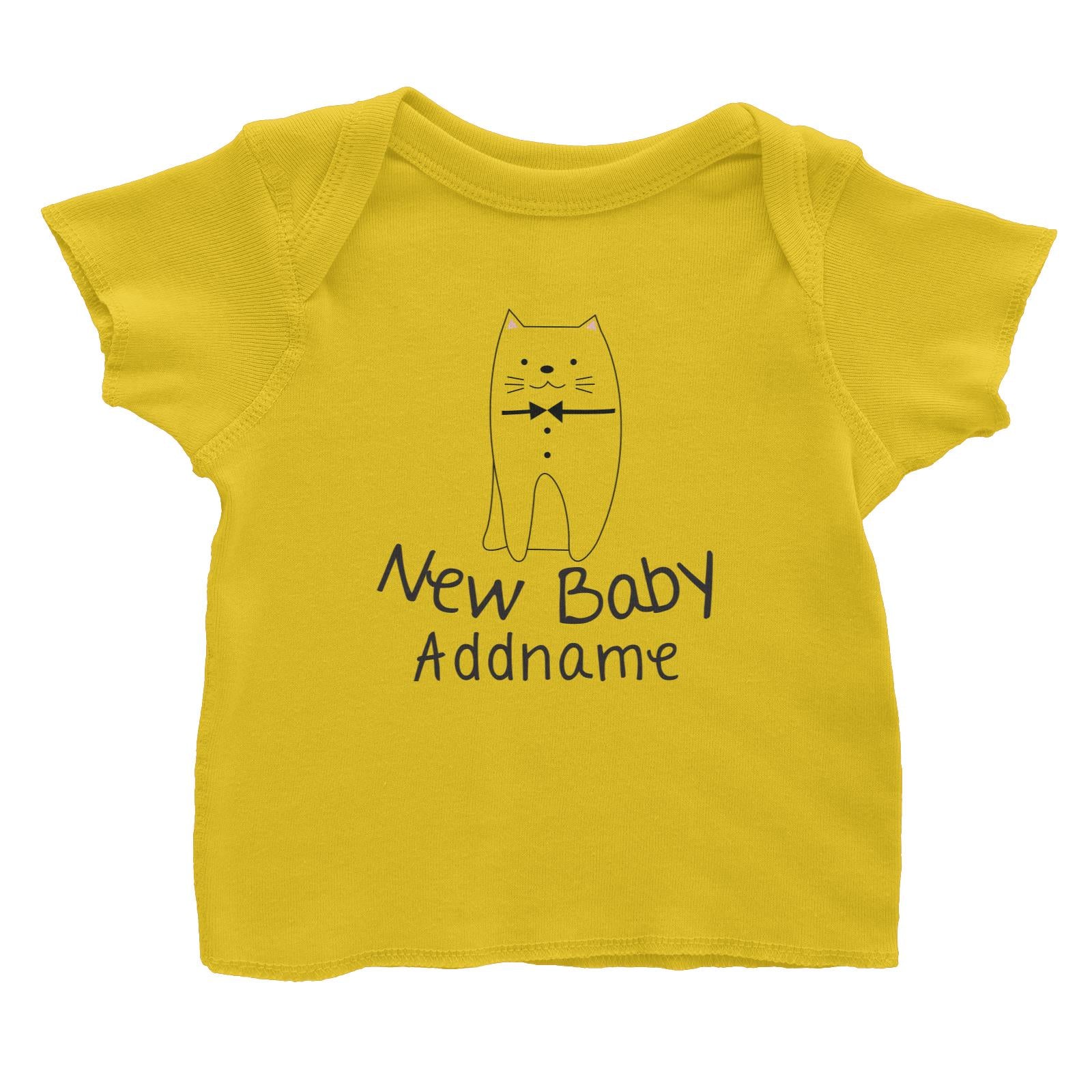 Cute Animals and Friends Series 2 Cat New Baby Addname Baby T-Shirt