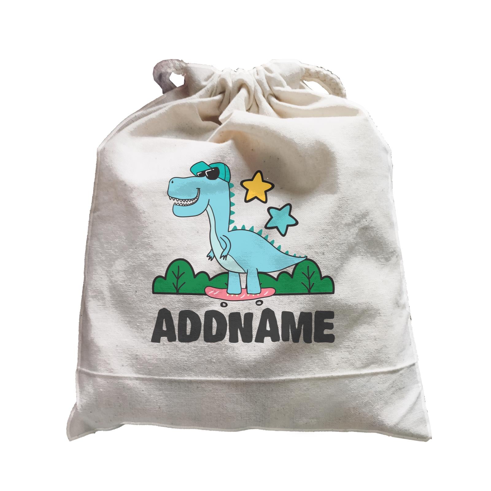 Super Cute Dinosaur Blue Skater Satchel