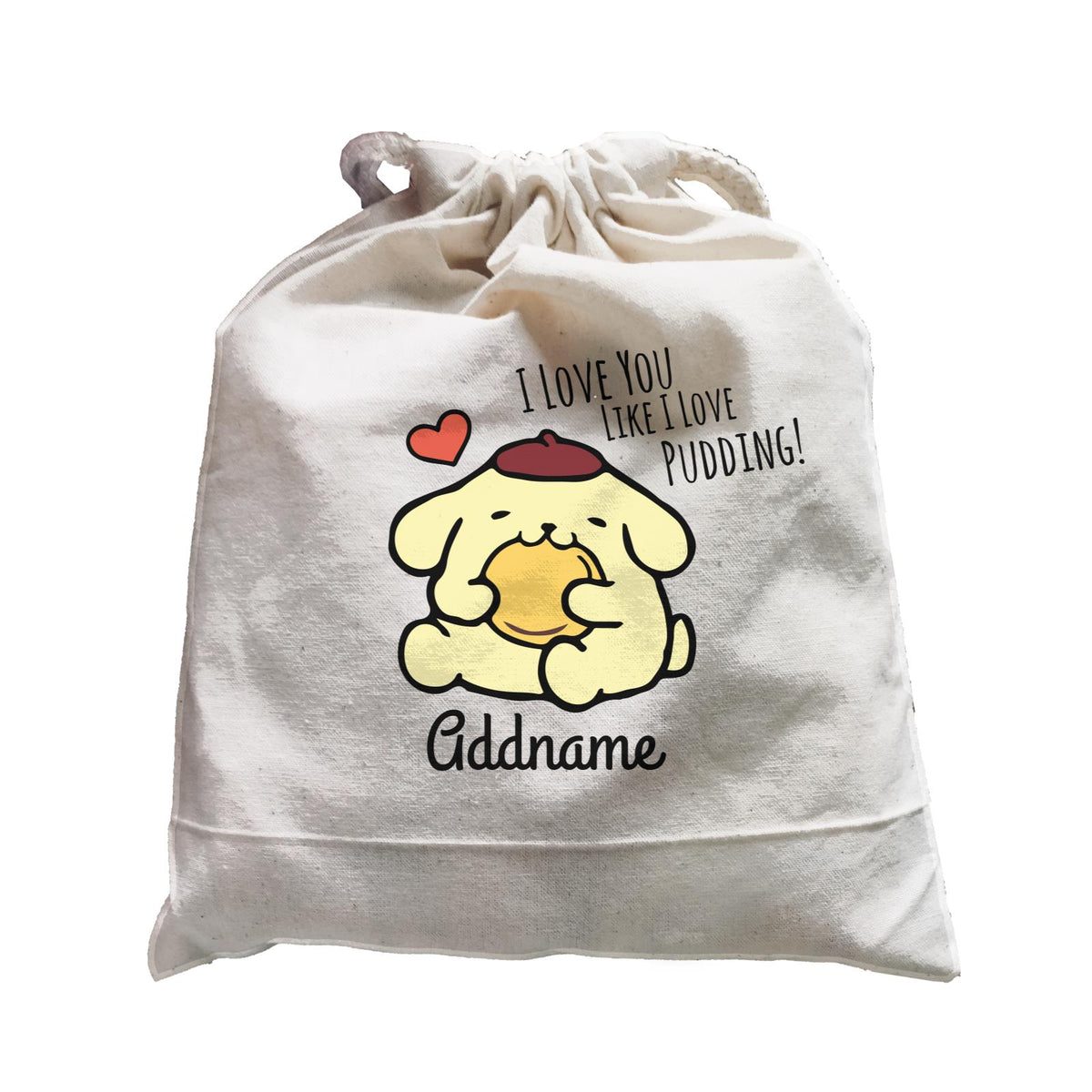 Purin I Love You Like I Love Pudding Addname Satchel