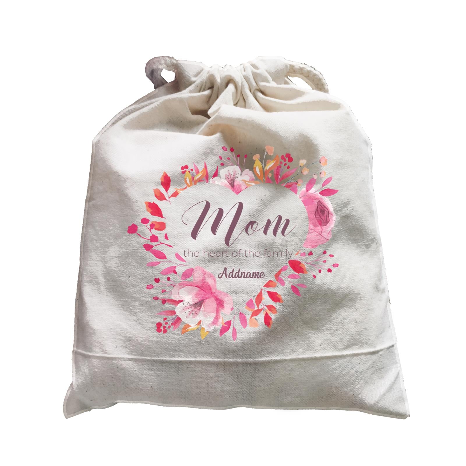 Sweet Mom Heart Mom The Heart of The Family Addname Satchel
