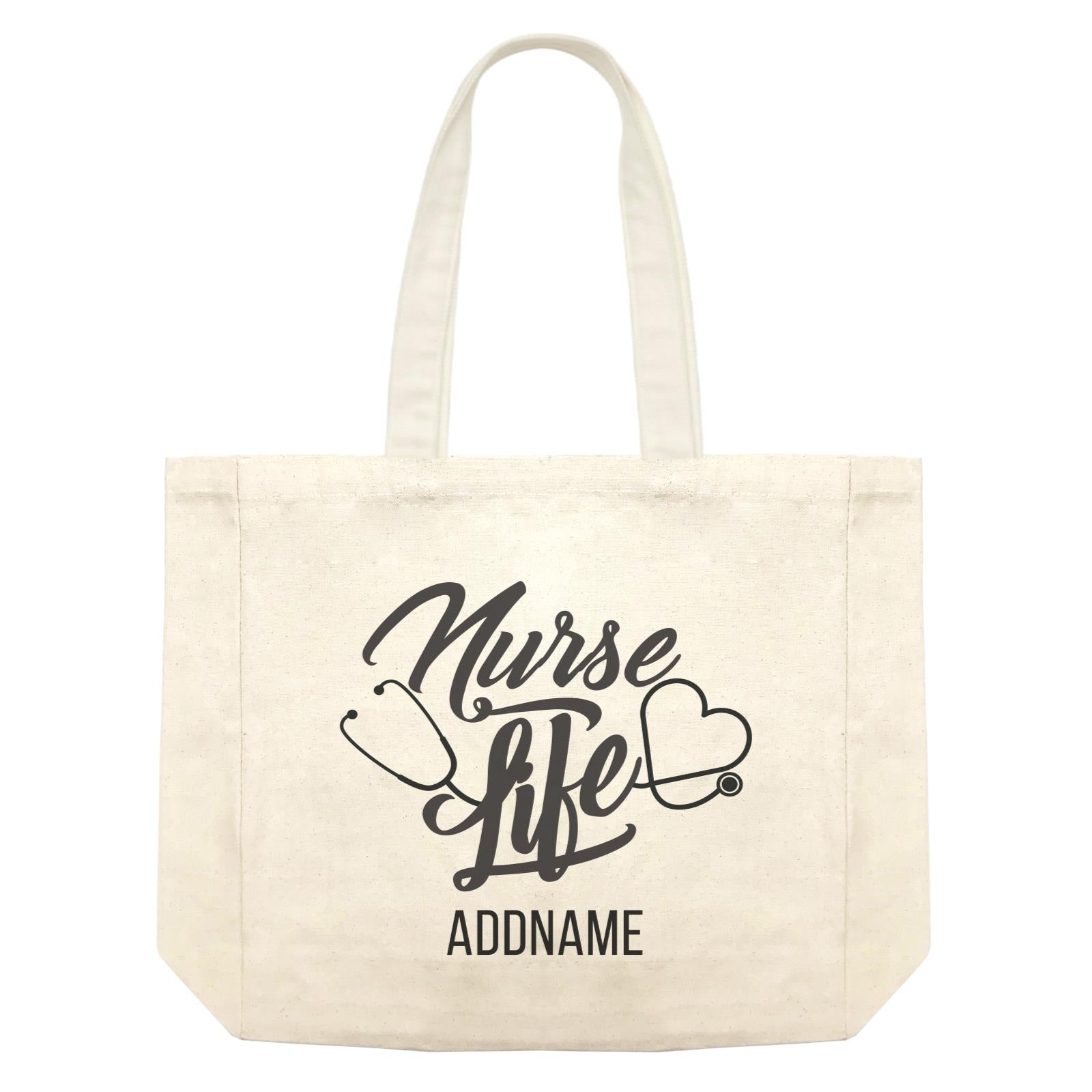 Nurse Quotes Stethoscope Love Icon Nurse Like Addname Shopping Bag