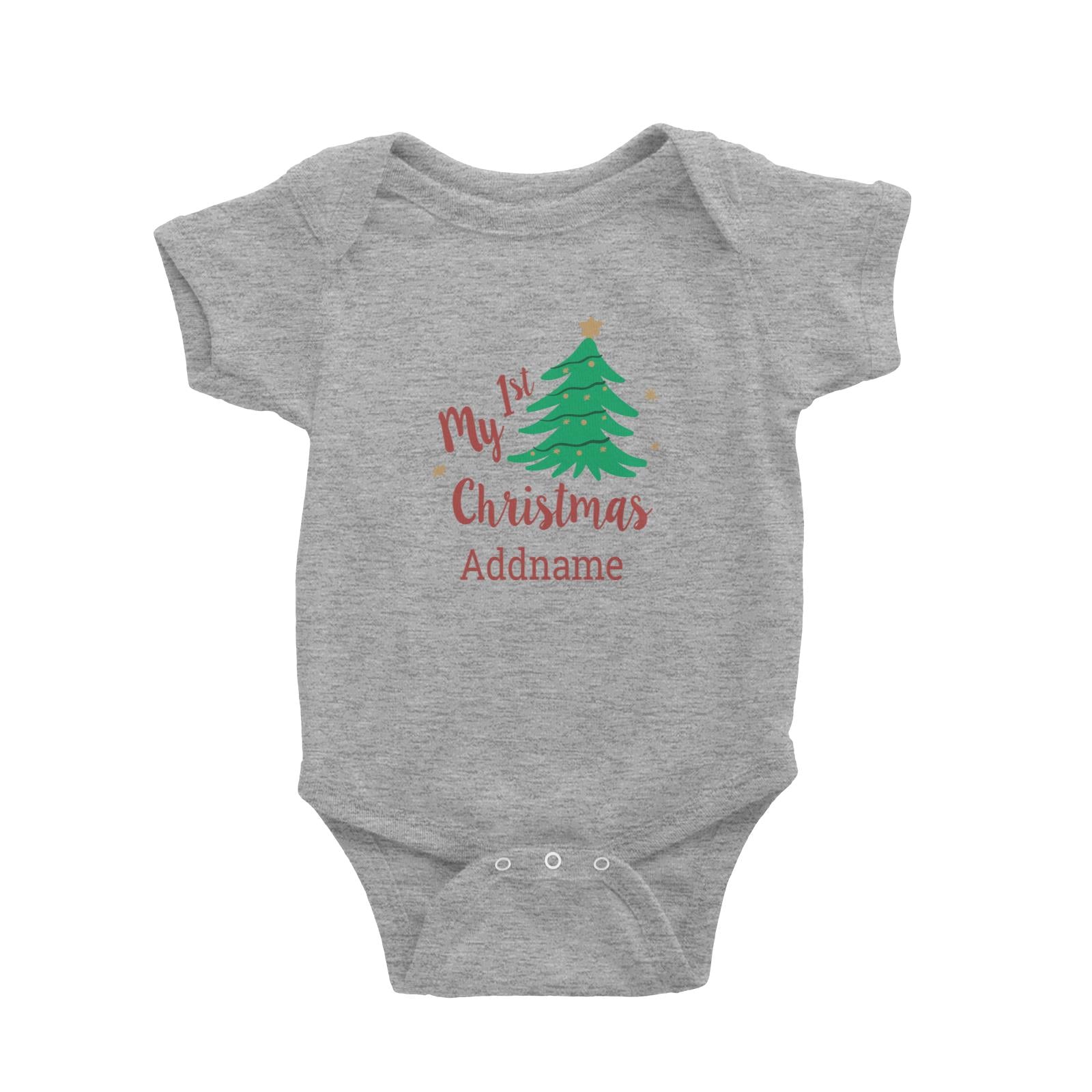 Christmas Series My 1st Christmas with Christmas Tree Baby Romper