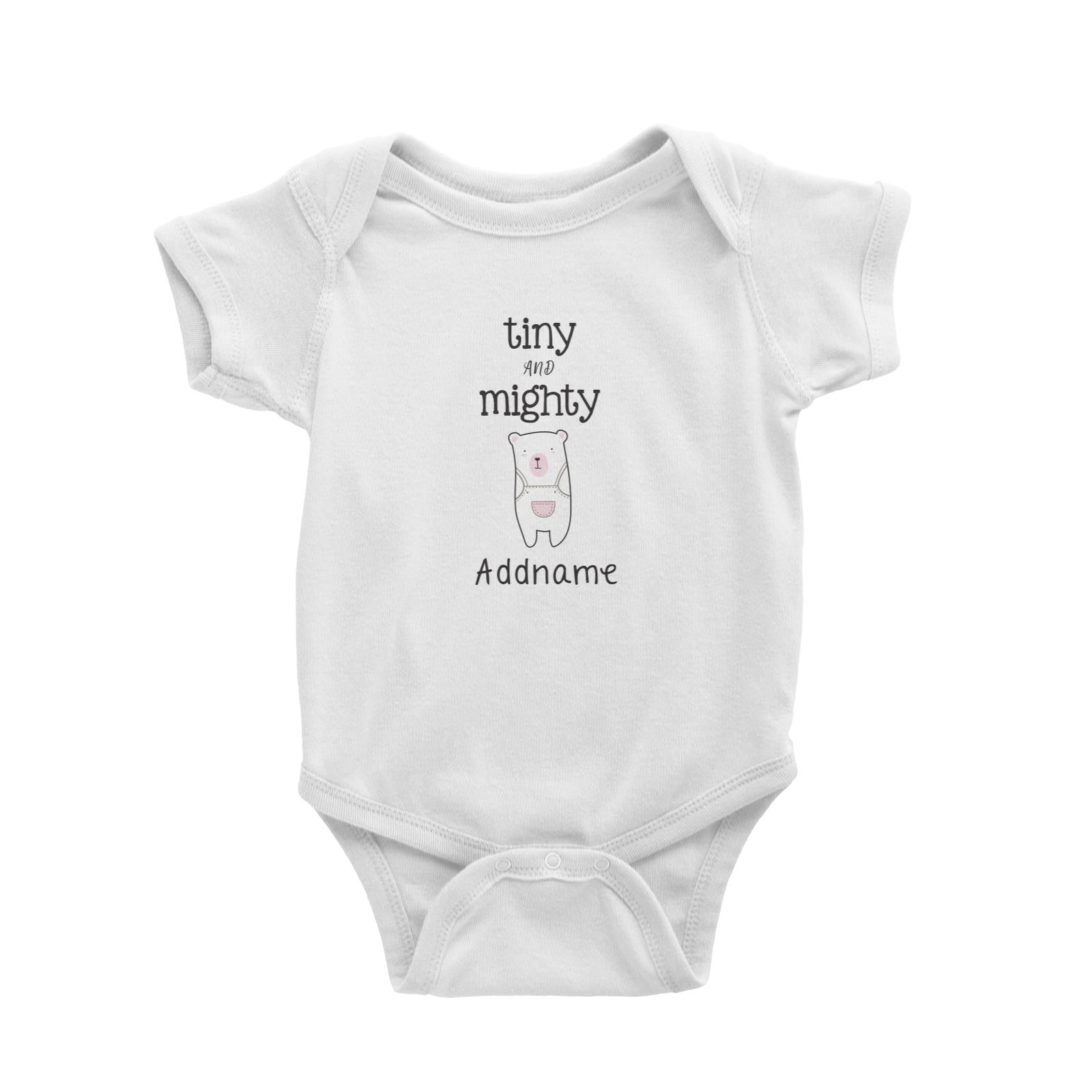 Cute Animals and Friends Series 2 Bear Tiny And Mighty Addname Baby Romper