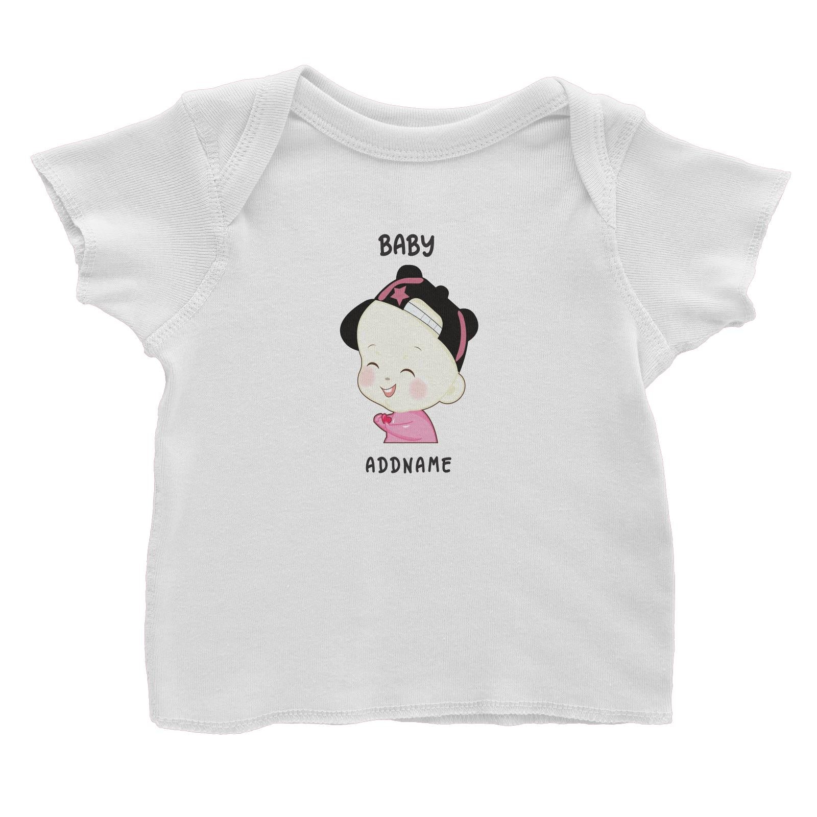 My Lovely Family Series Baby Girl Addname Baby T-Shirt (FLASH DEAL)