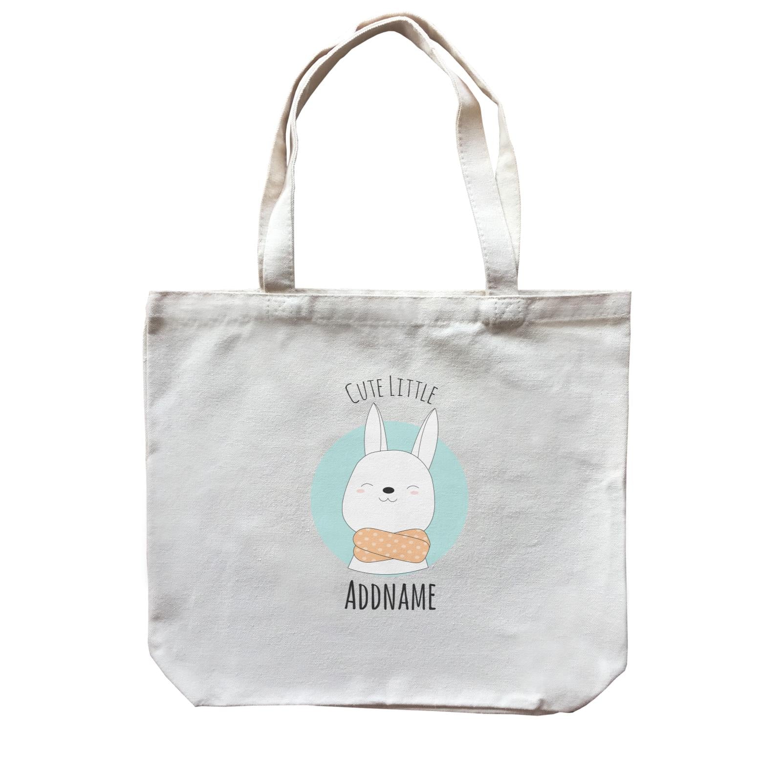 Sweet Animals Sketches Rabbit Cute Little Addname Canvas Bag