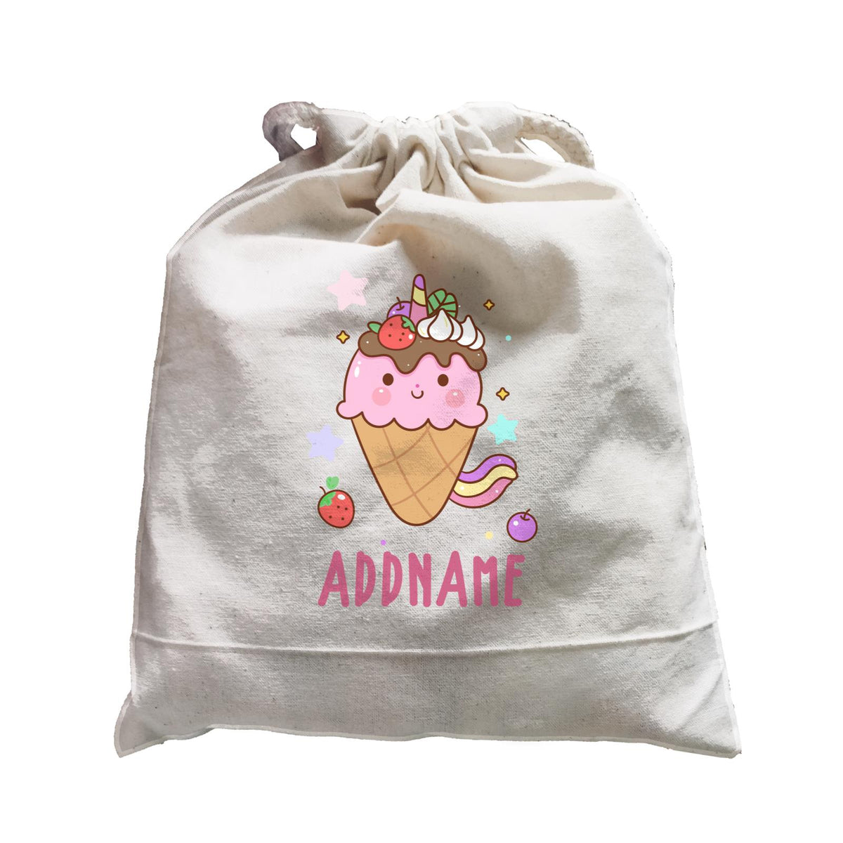Unicorn And Princess Series Unicorn Ice Cream Addname Satchel