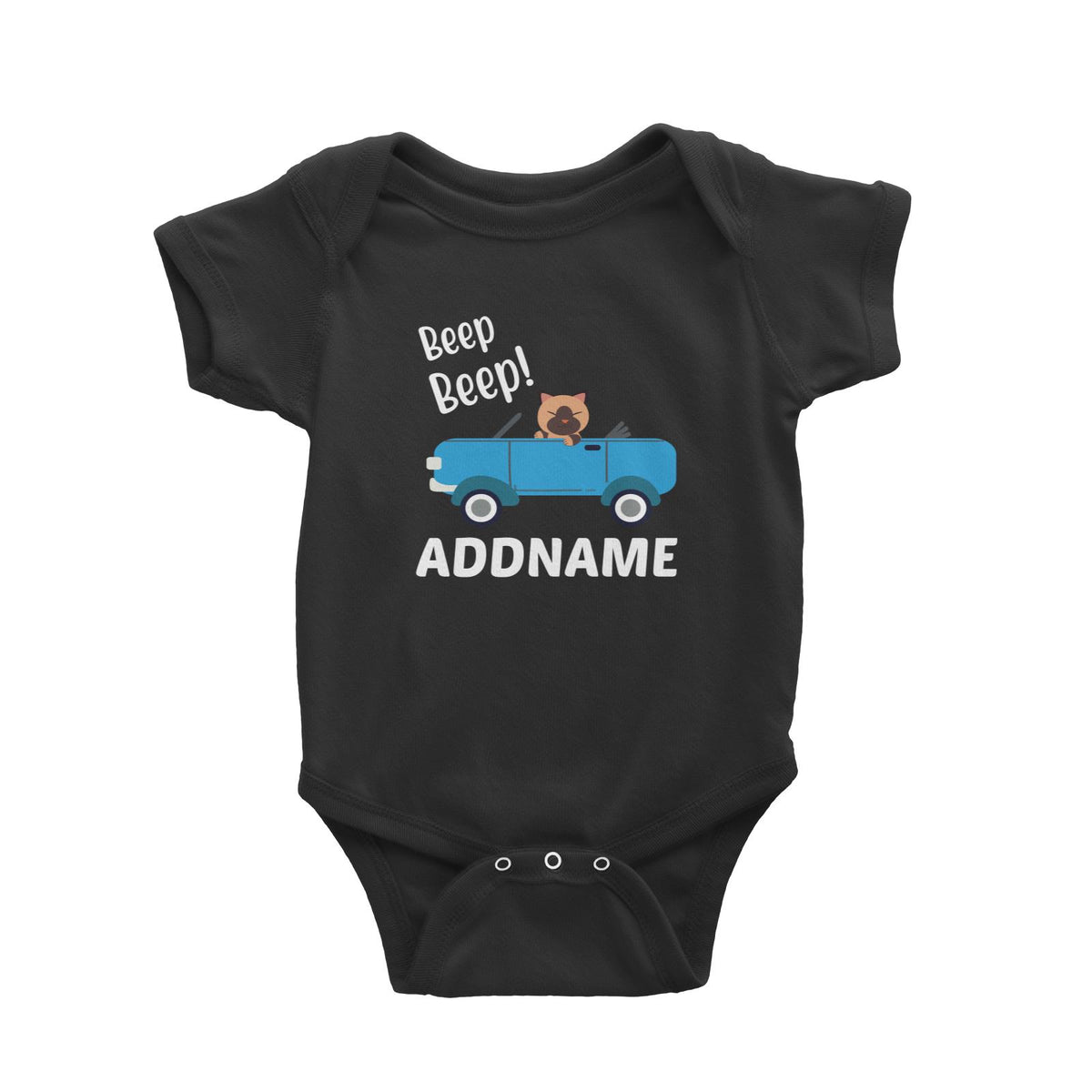 Beep Beep Addname Baby Romper