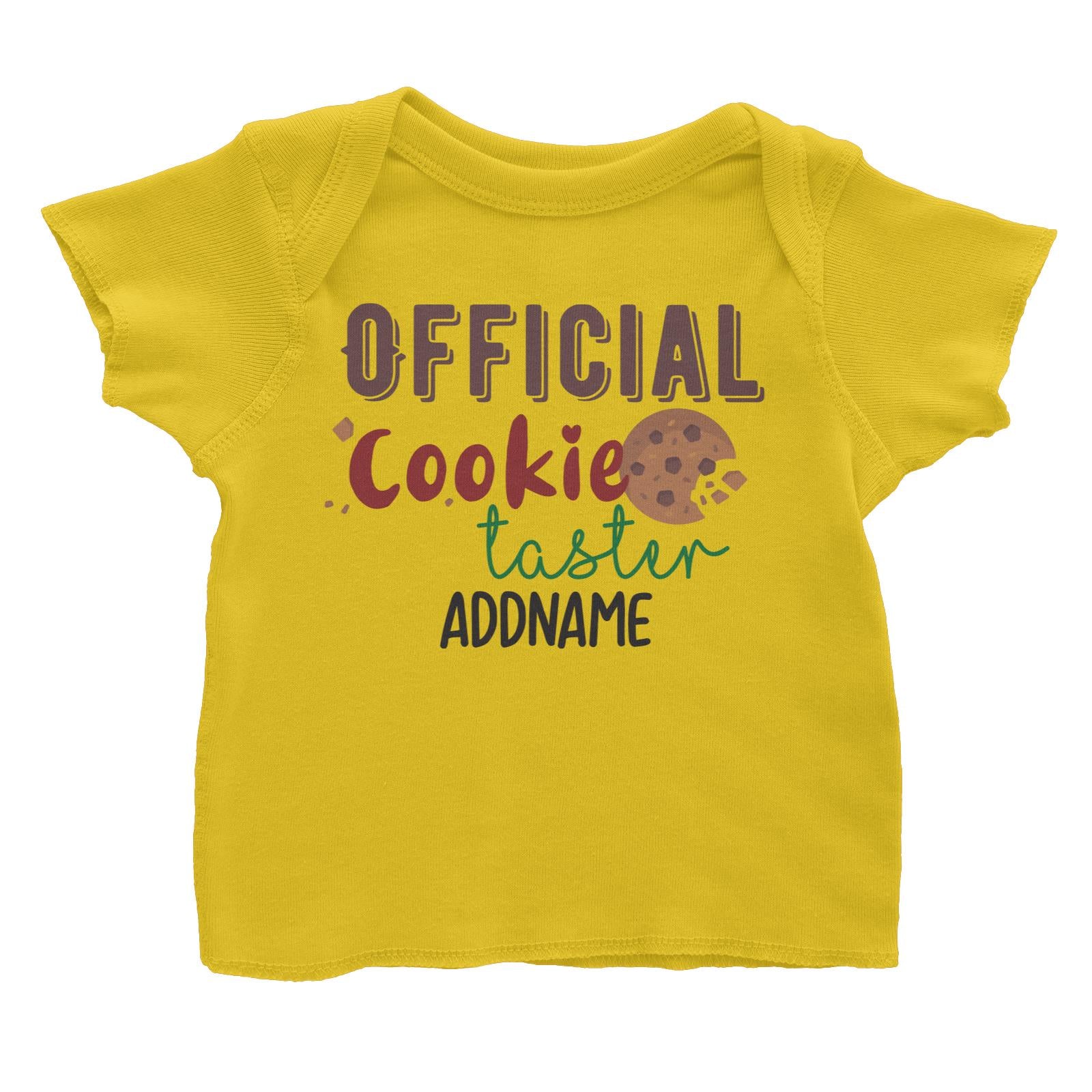 Xmas Official Cookie Taster Baby T-Shirt