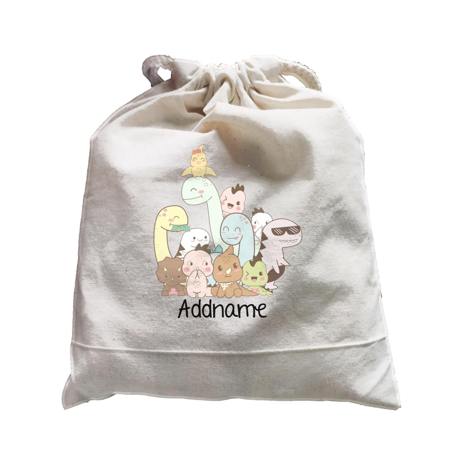 Cute Animals And Friends Series Cute Little Dinosaur Group Addname Satchel