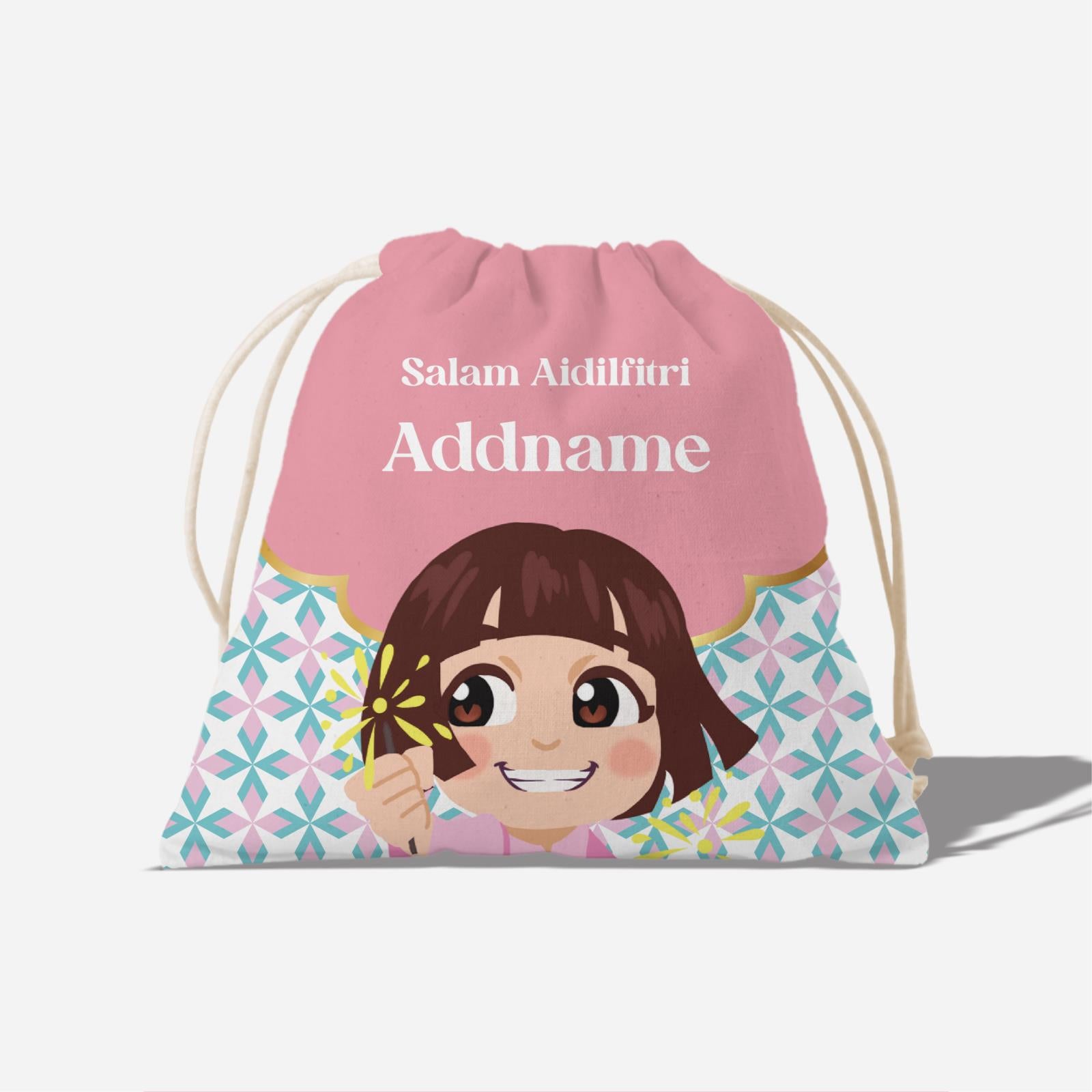 Seindah Lebaran Full Print Satchel - Kak Cik