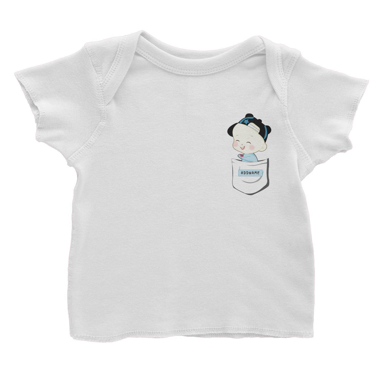 My Lovely Family Series Pocket Size Baby Boy Addname Baby T-Shirt