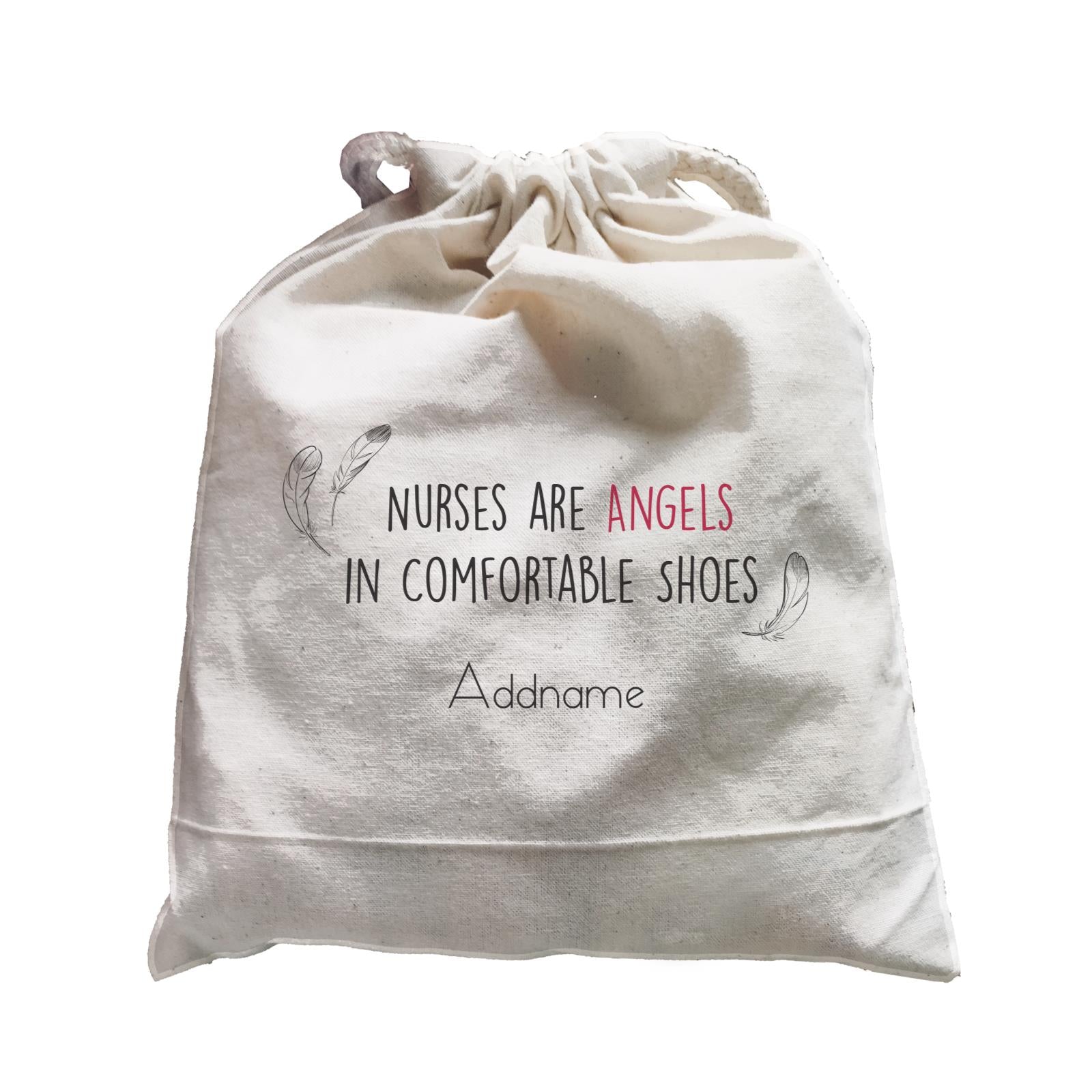 Nurses Are Angels In Comfortable Shoes Satchel