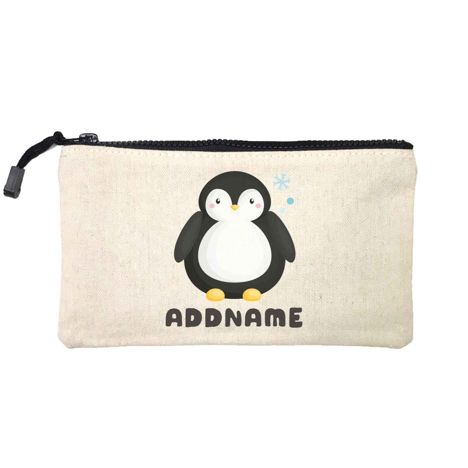Birthday Winter Animals Big Penguin Addname Mini Accessories Stationery Pouch