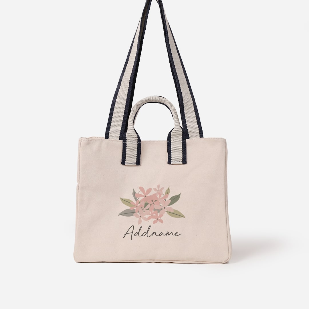 Kiera Bag - Pink Flower Addname