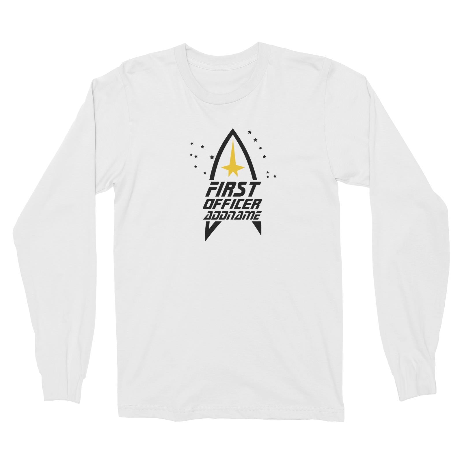 Star Trek First Officer Long Sleeve Unisex T-Shirt