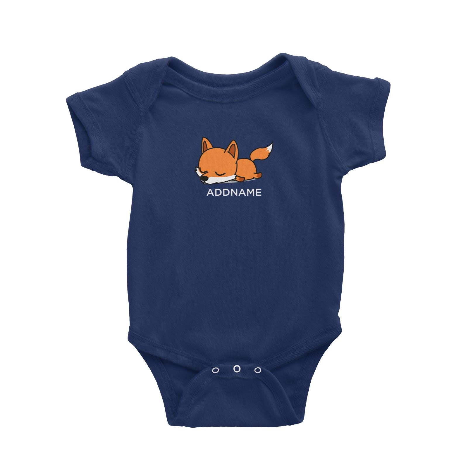Lazy Fox Addname Baby Romper