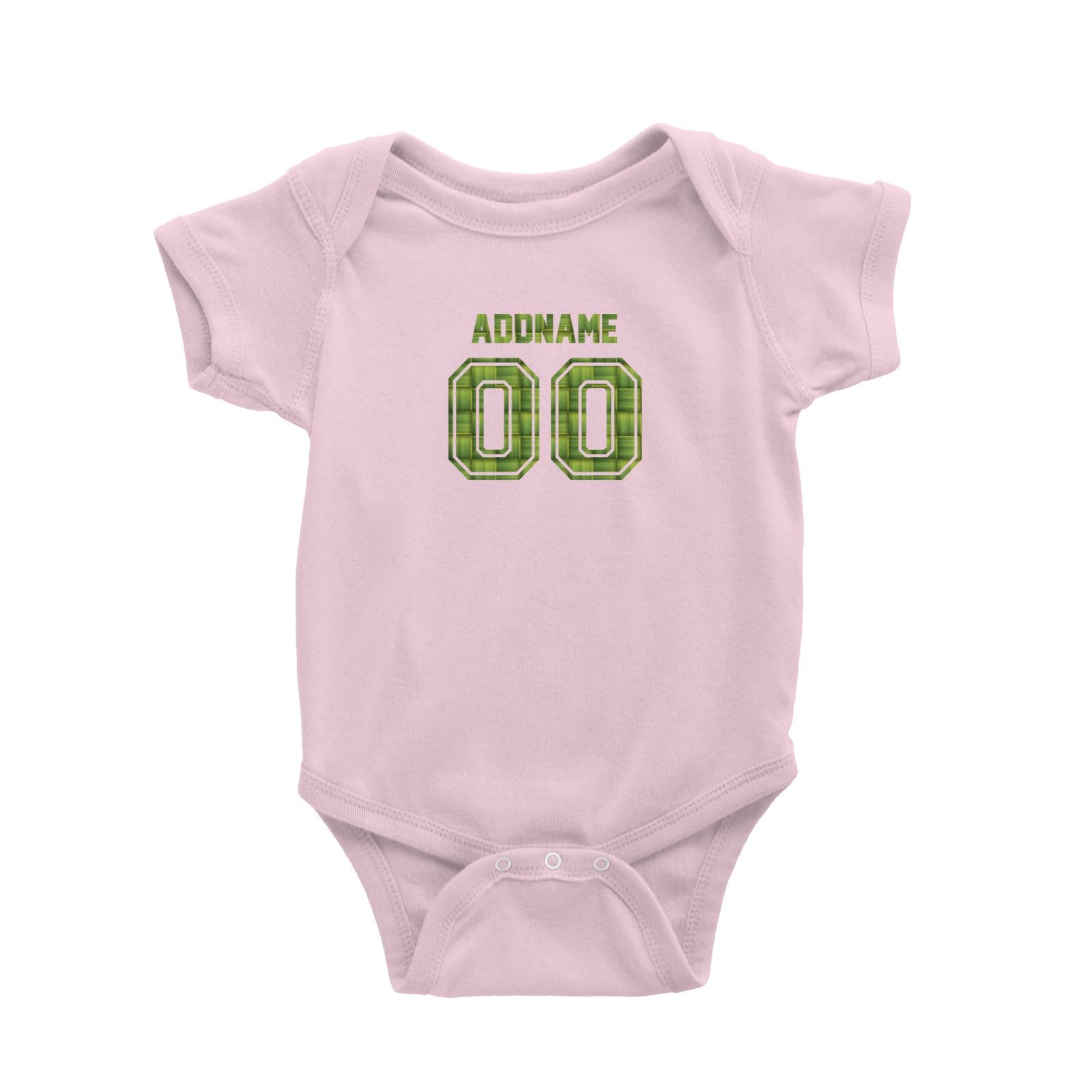 Jersey Ketupat Baby Romper Raya Personalizable Designs