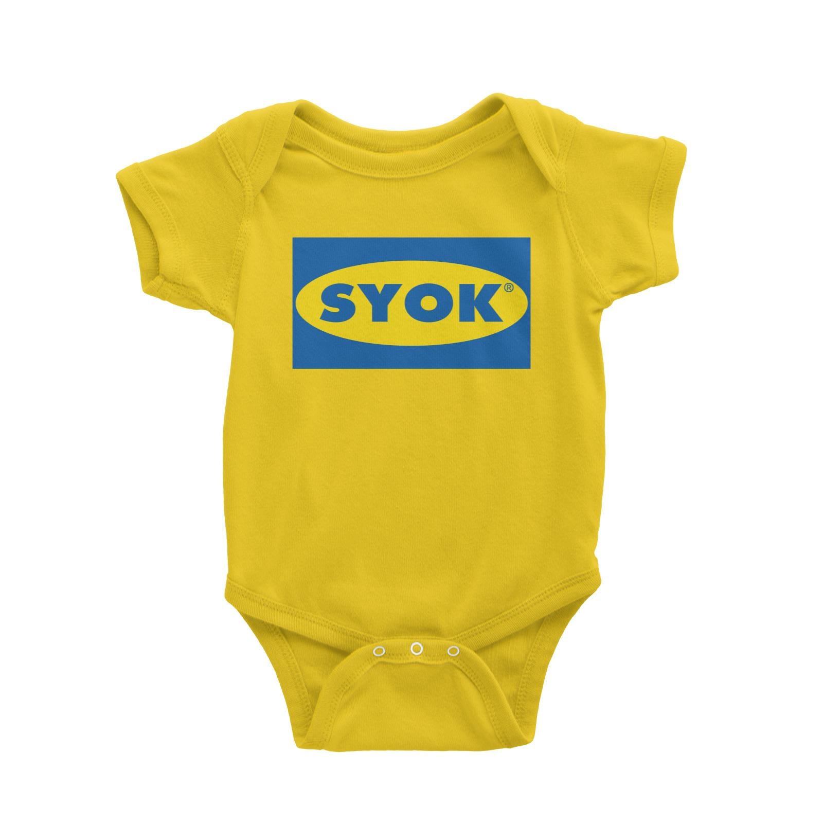 Slang Statement Syok Baby Romper