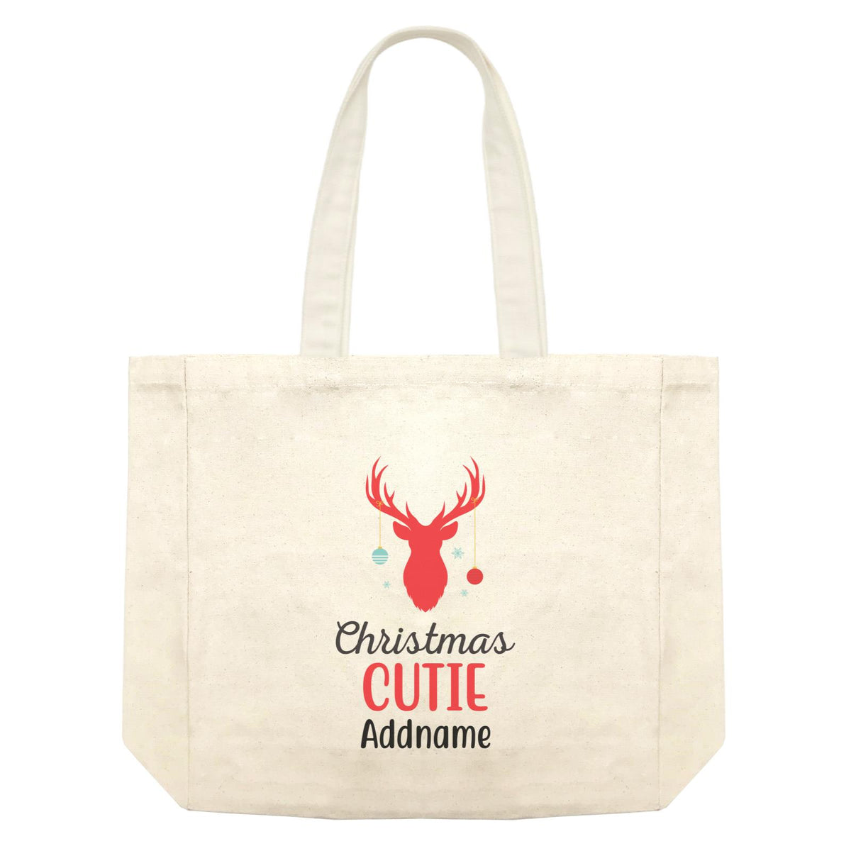 Christmas Series Silhouette Baubbles Christmas Cutie Shopping Bag