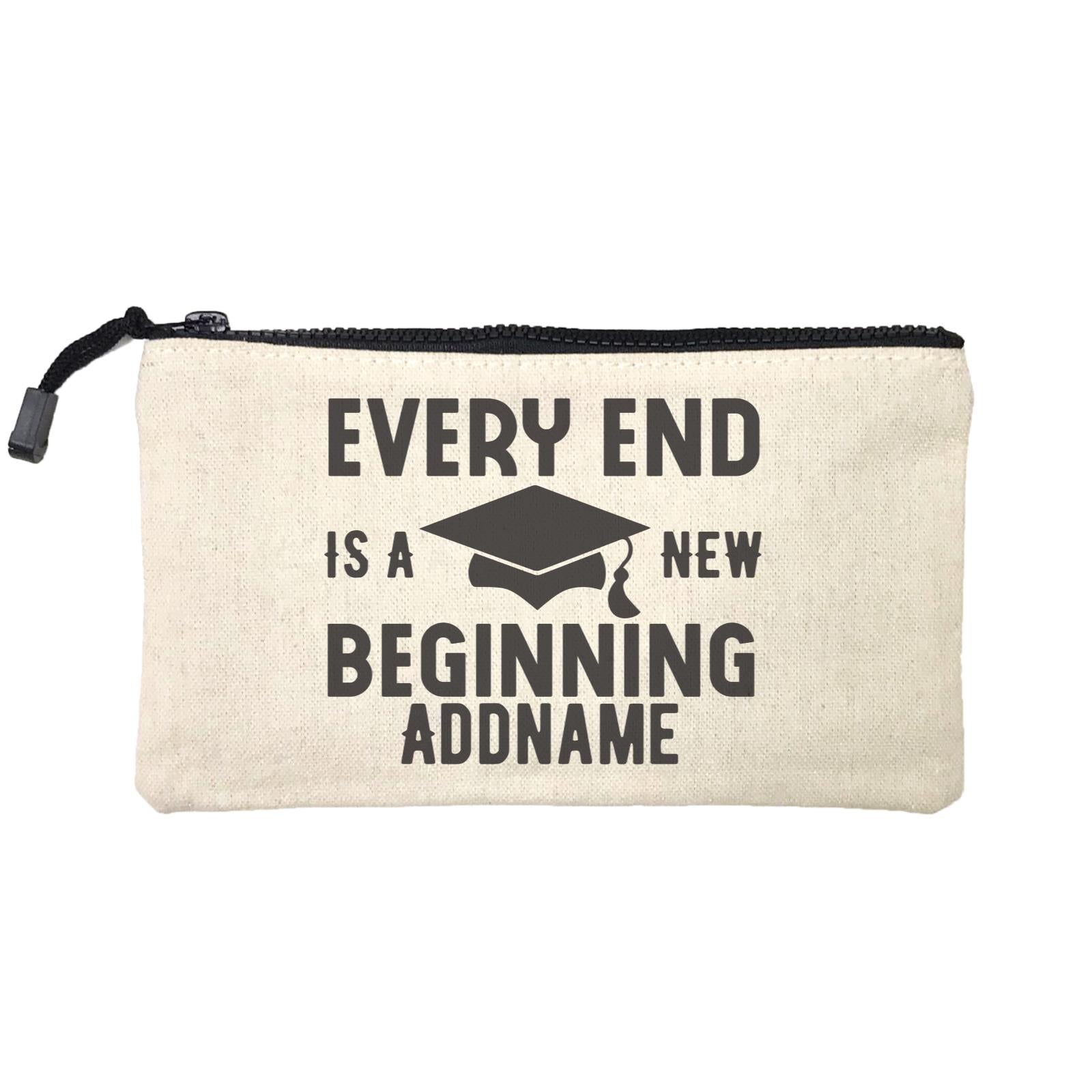 Graduation Series Every End Is A New Beginning Mini Accessories Stationery Pouch