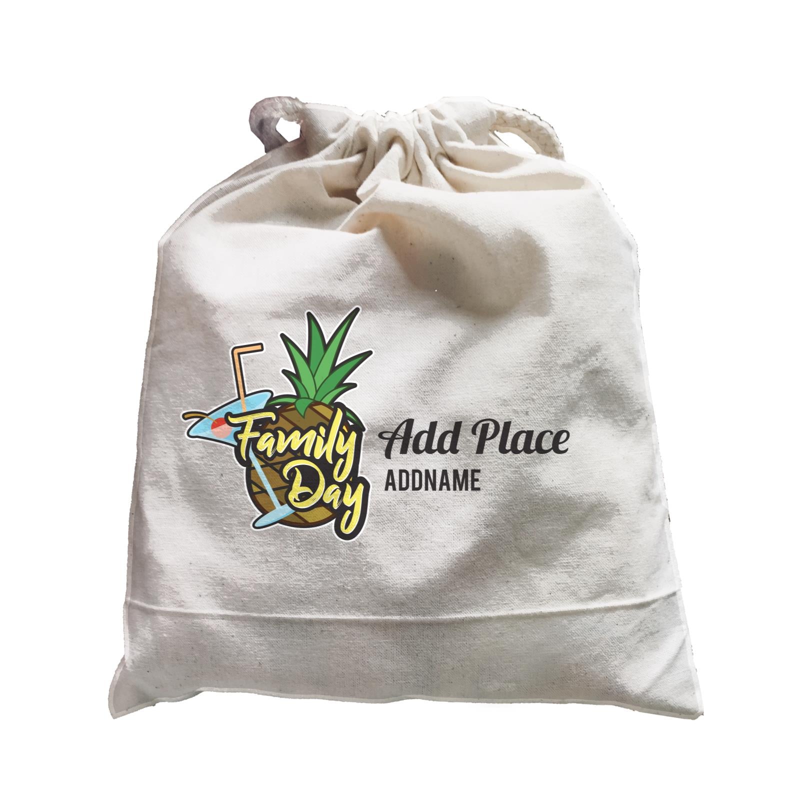 Family Day Tropical Pineapple Family Day Addname And Add Place Accessories Satchel