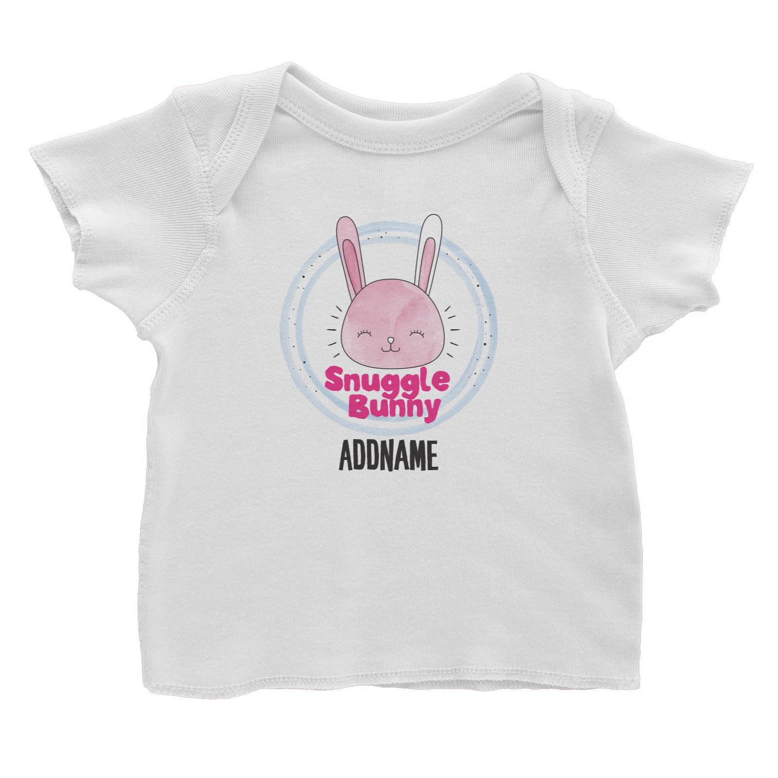 Cool Vibrant Series Snuggle Bunny Addname Baby T-Shirt