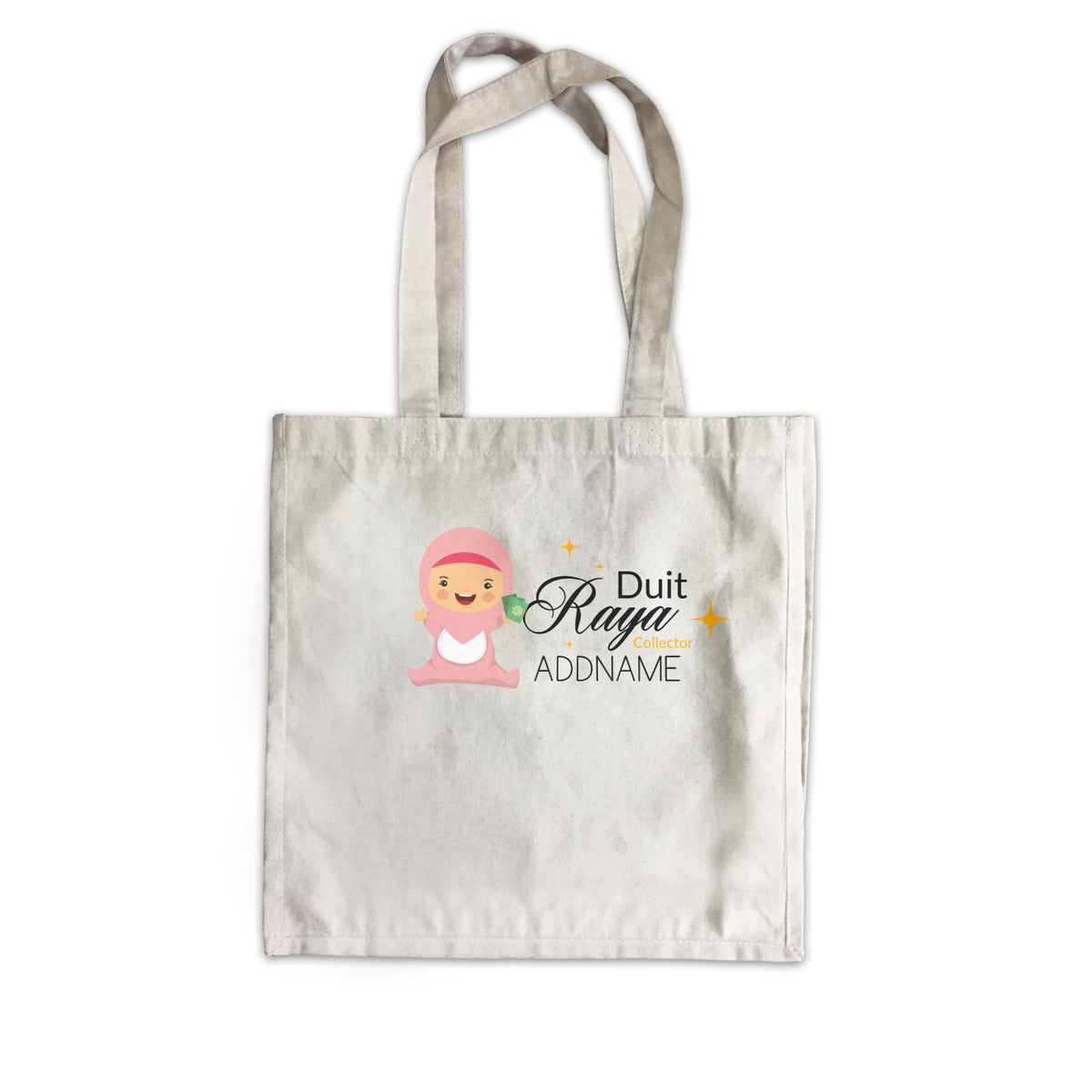 Duit Raya Collector Baby Girl Canvas Bag  Personalizable Designs Sweet Character