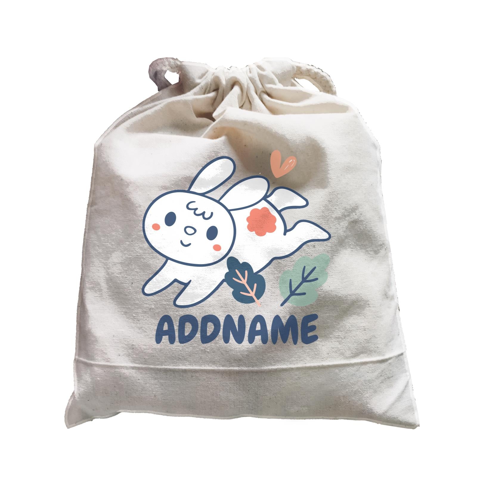 Super Cute Rabbit Running In Field Satchel