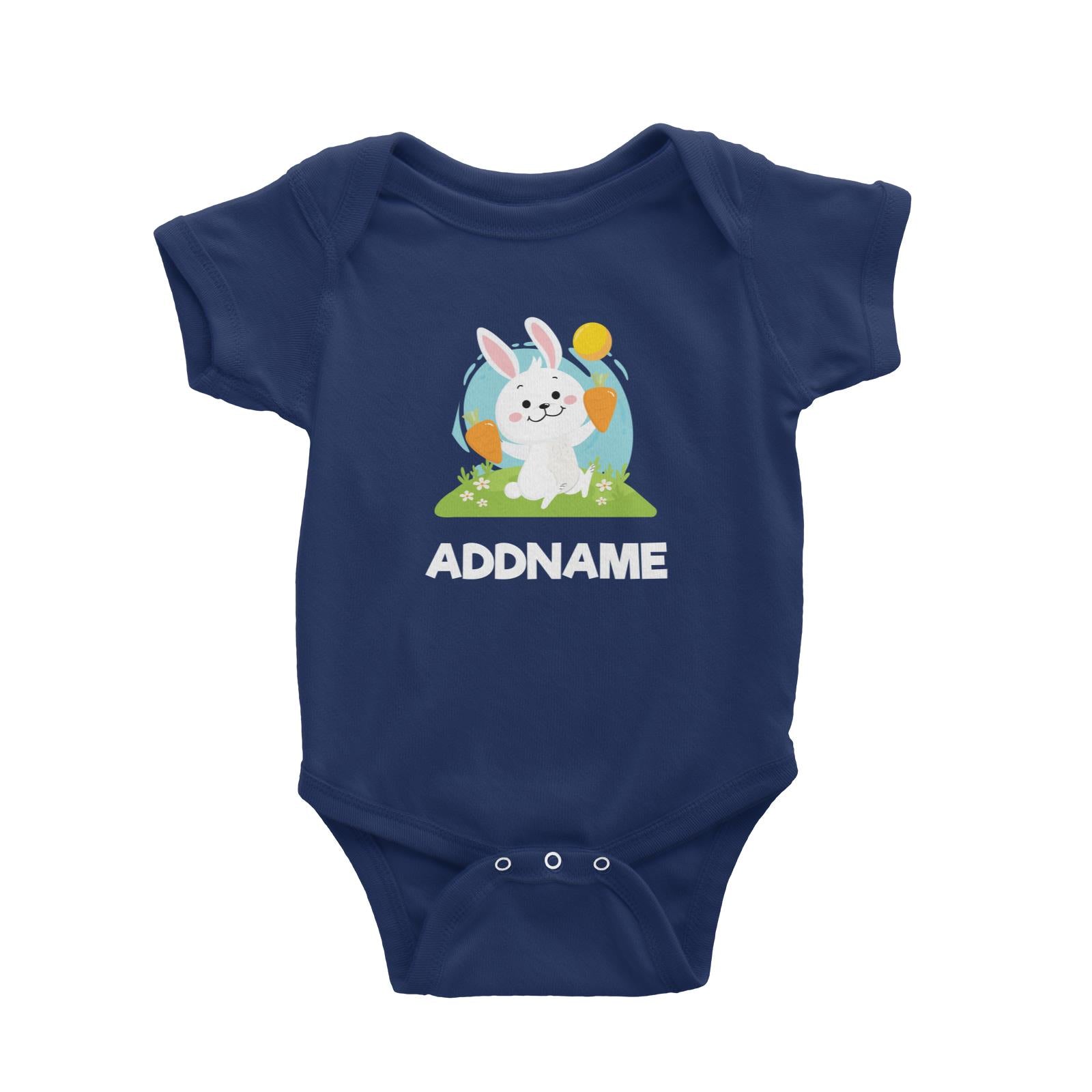 Greenery Rabbit  Baby Romper