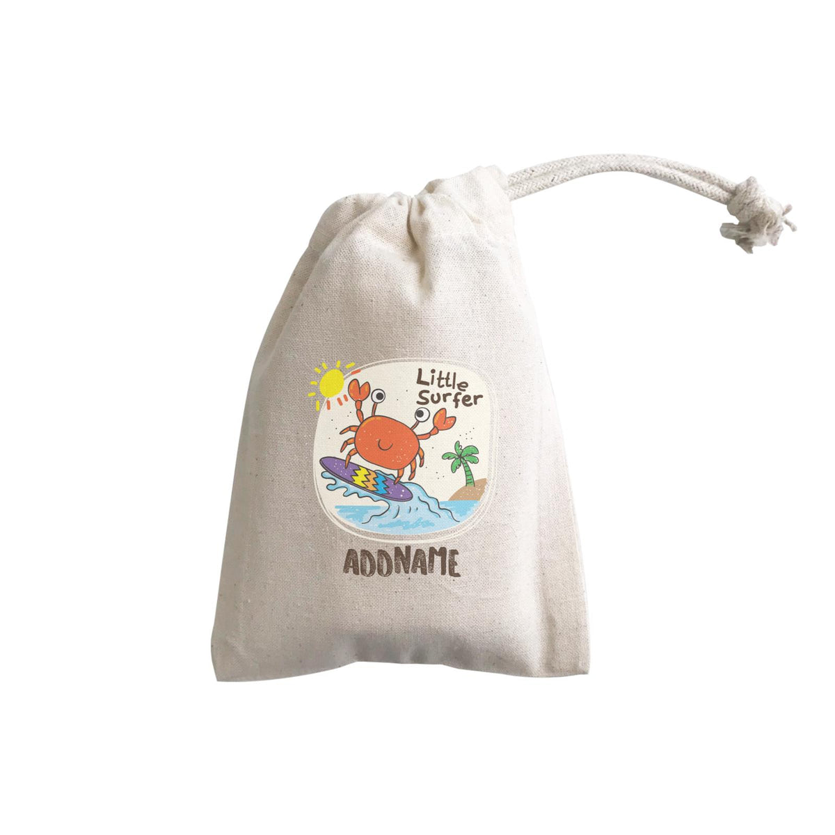 Cool Cute Sea Animals Little Surfer Addname GP Gift Pouch
