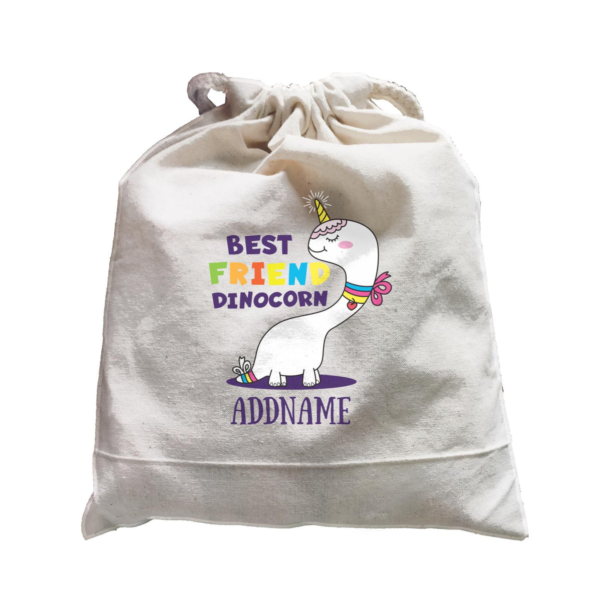 Cool Cute Unicorn Best Friend Dinocorn Addname Satchel