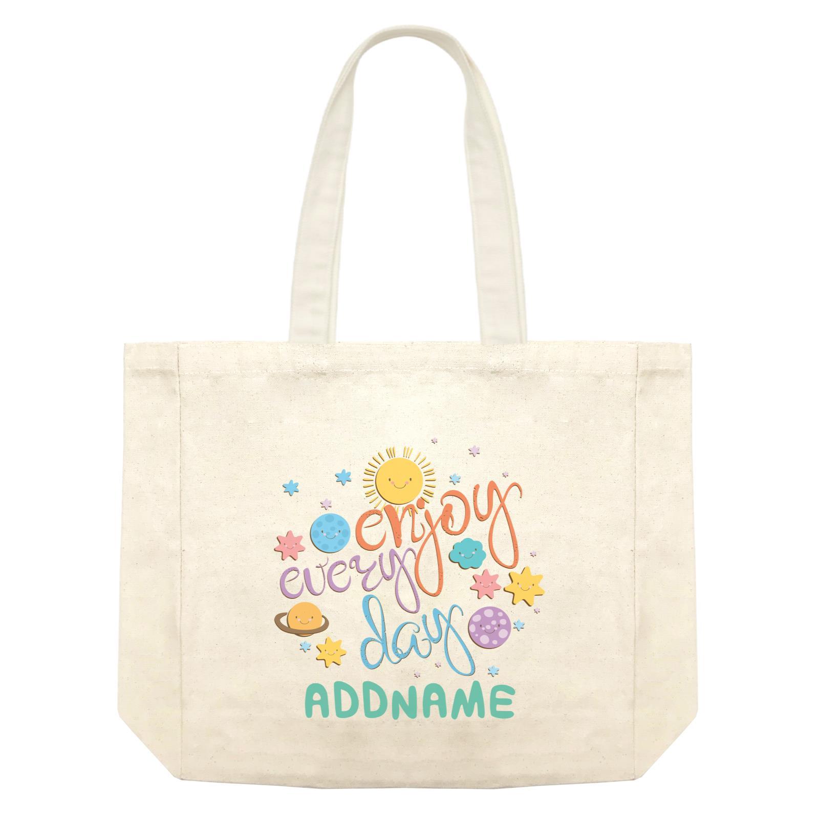 Children's Day Gift Series Enjoy Every Day Space Addname Shopping Bag