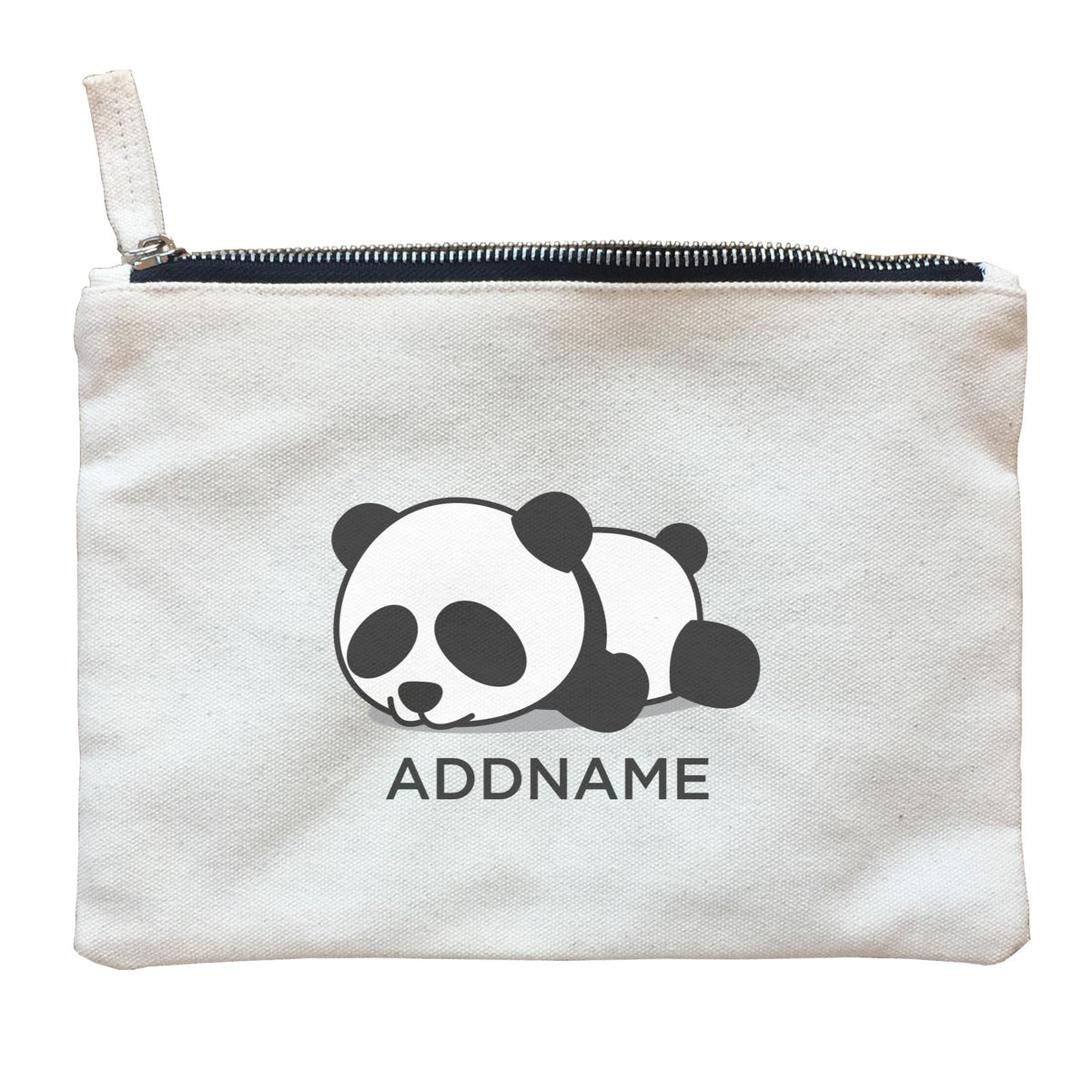 Lazy Panda Addname Zipper Pouch