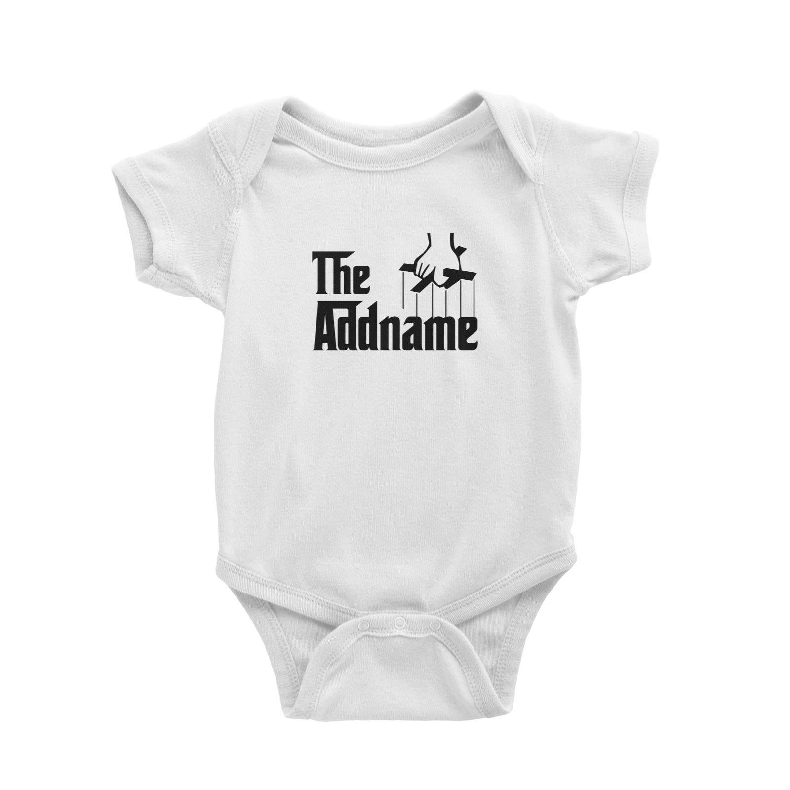 The Addname Baby Romper Godfather Matching Family Personalizable Designs
