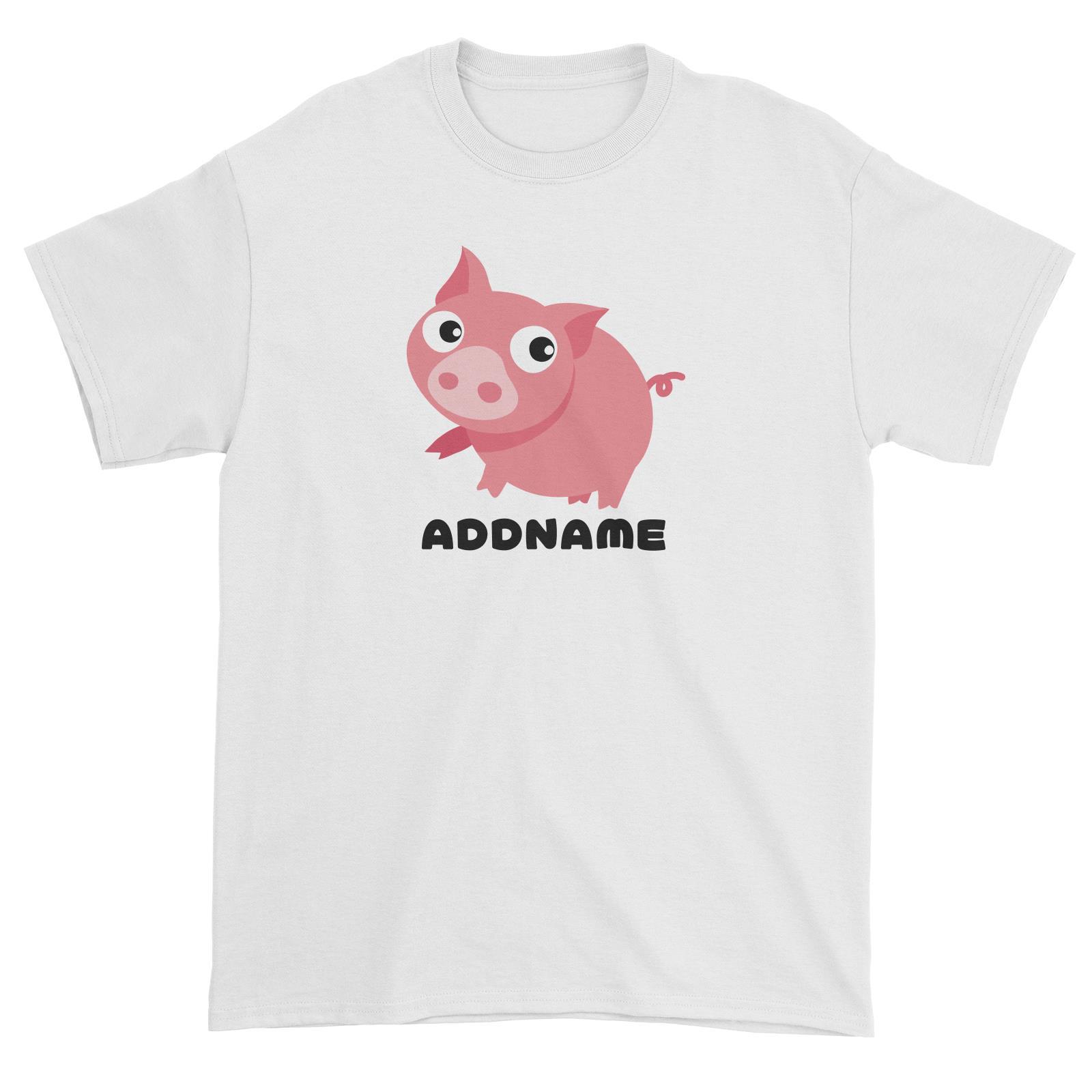 Farm Pig Addname Unisex T-Shirt