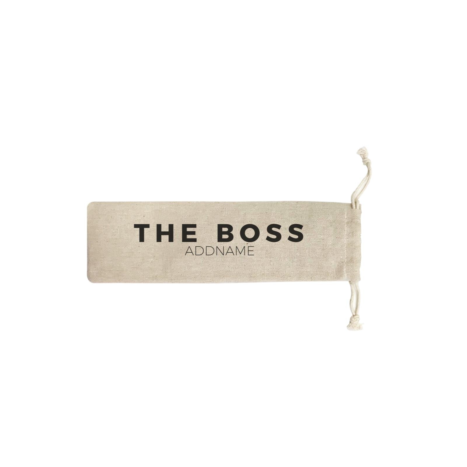 The Boss Addname SB Straw Pouch (No Straws included)