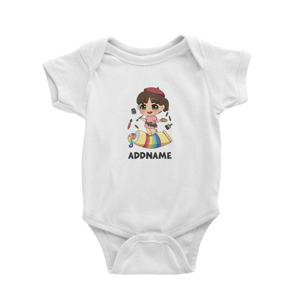 Children's Day Gift Series Artist Little Girl Addname Baby Romper