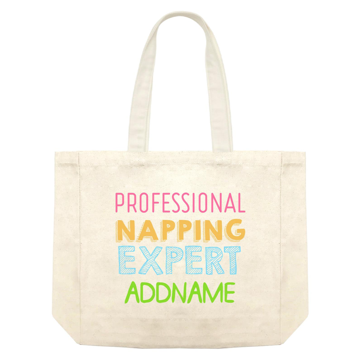 Professional Napping Expert Addname Shopping Bag
