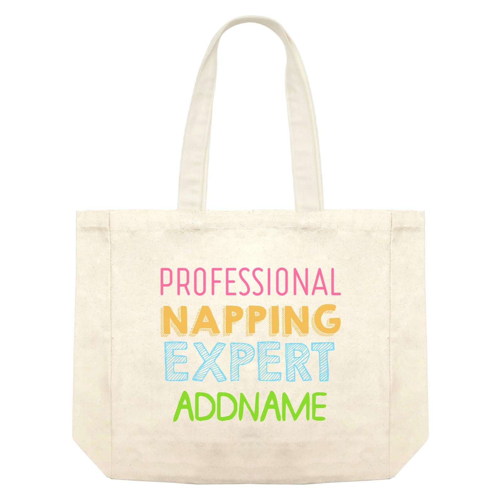 Professional Napping Expert Addname Shopping Bag