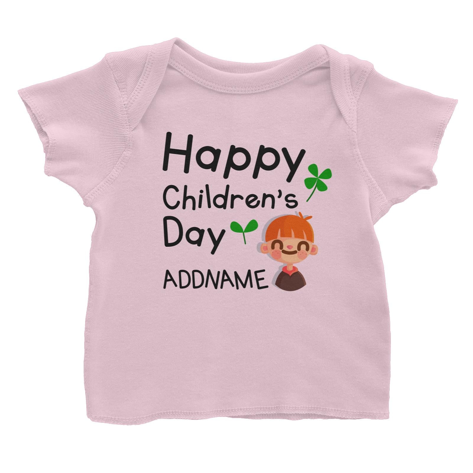 Children's Day Gift Series Happy Children's Day Cute Boy Addname Baby T-Shirt