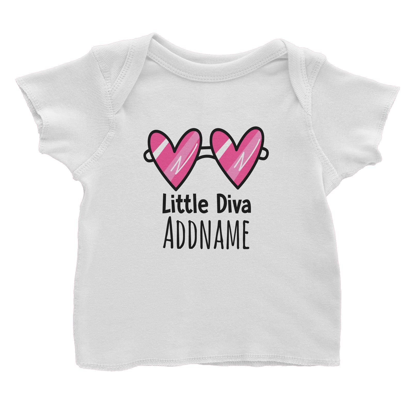 Drawn Baby Elements Little Diva Addname Baby T-Shirt