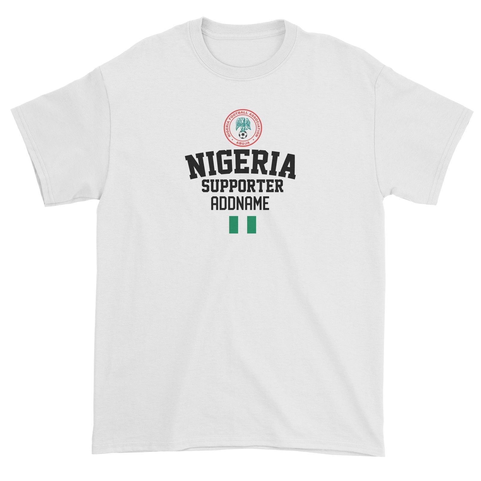 Nigeria Supporter World Cup Addname Unisex T-Shirt