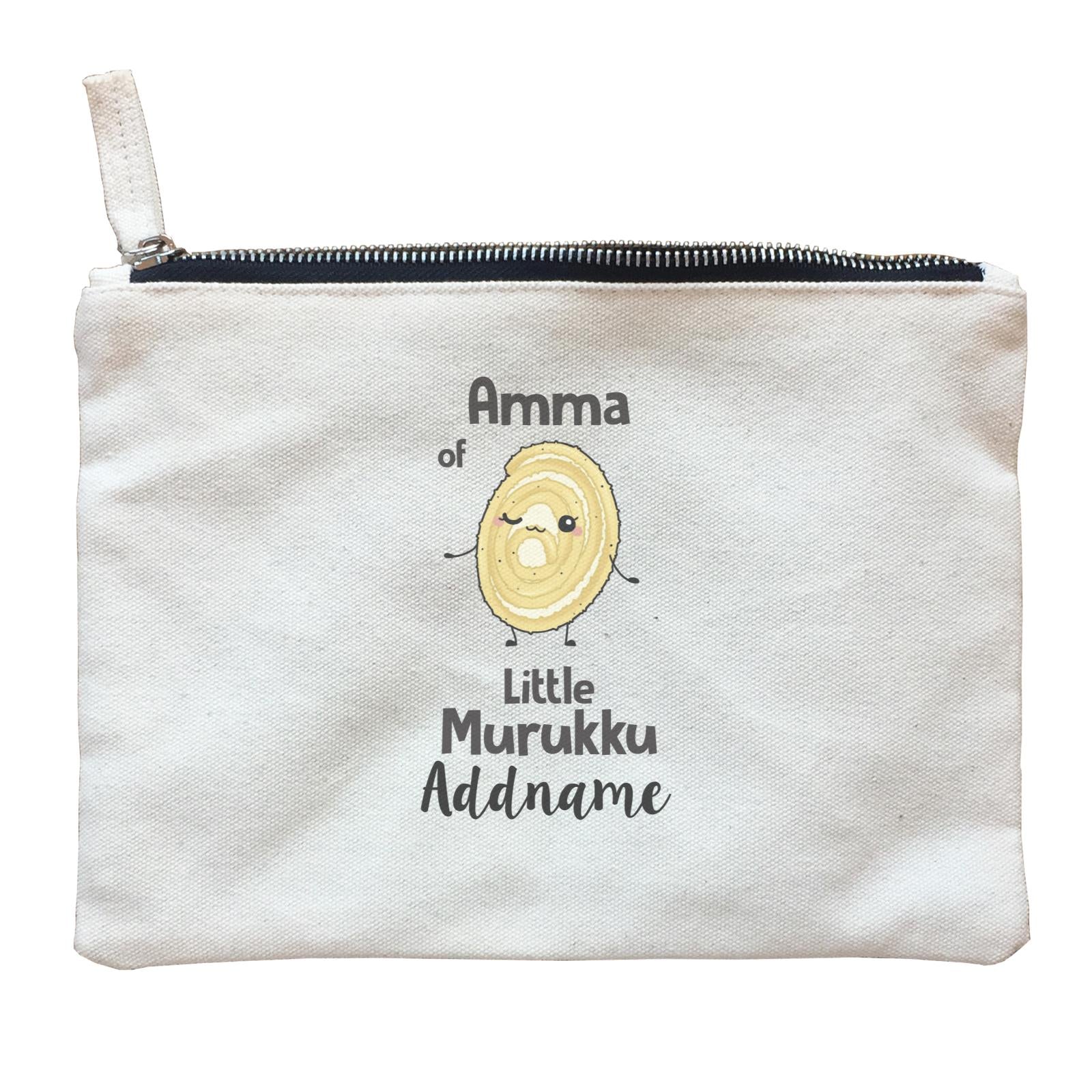 Deepavali Cute Amma Murukku Addname Zipper Pouch
