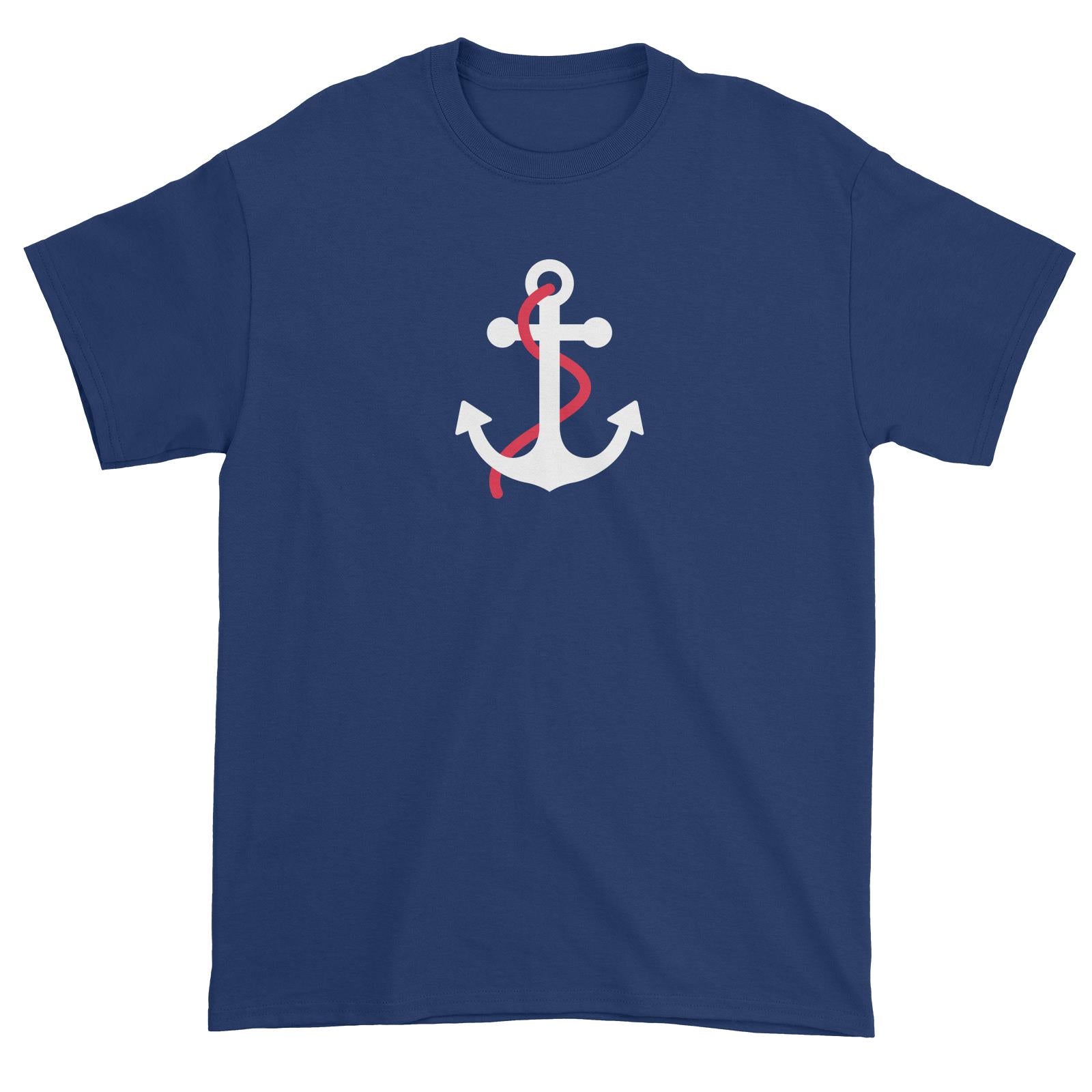 Sailor Anchor Red Unisex T-Shirt  Matching Family
