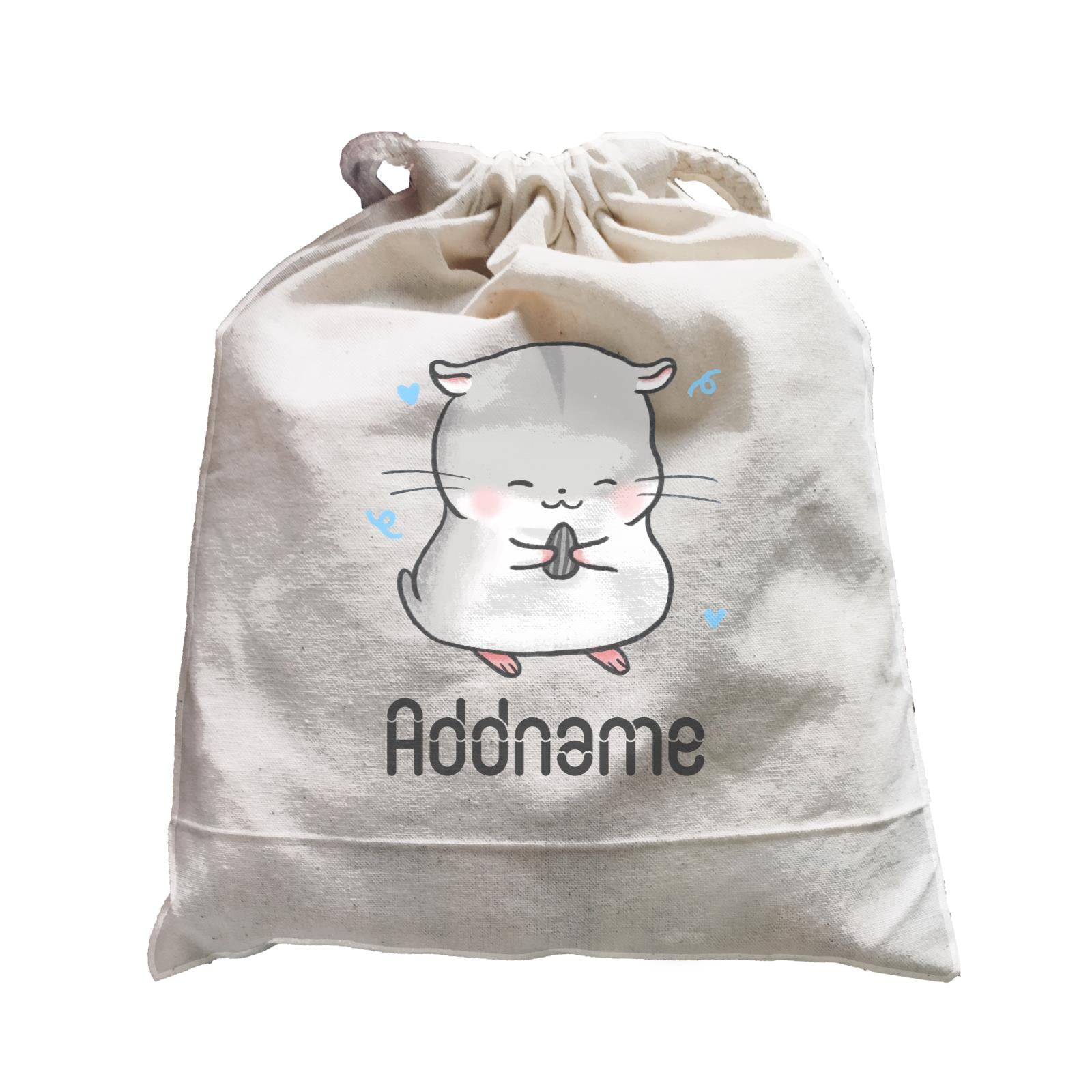 Cute Hand Drawn Style Hamster Addname Satchel