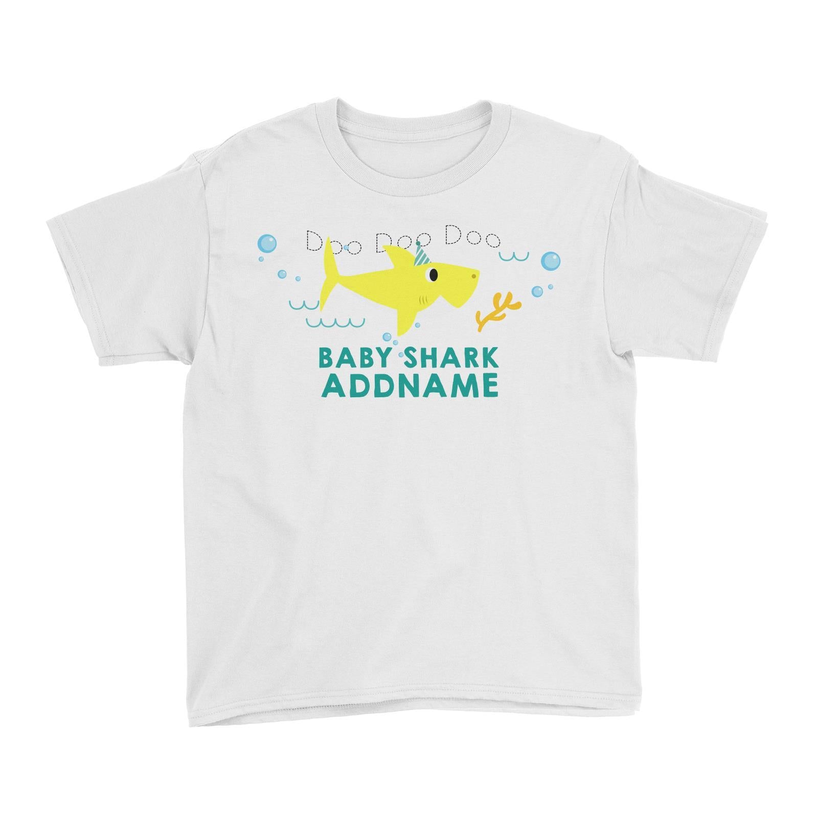 Baby Shark Birthday Theme Addname Kid's T-Shirt