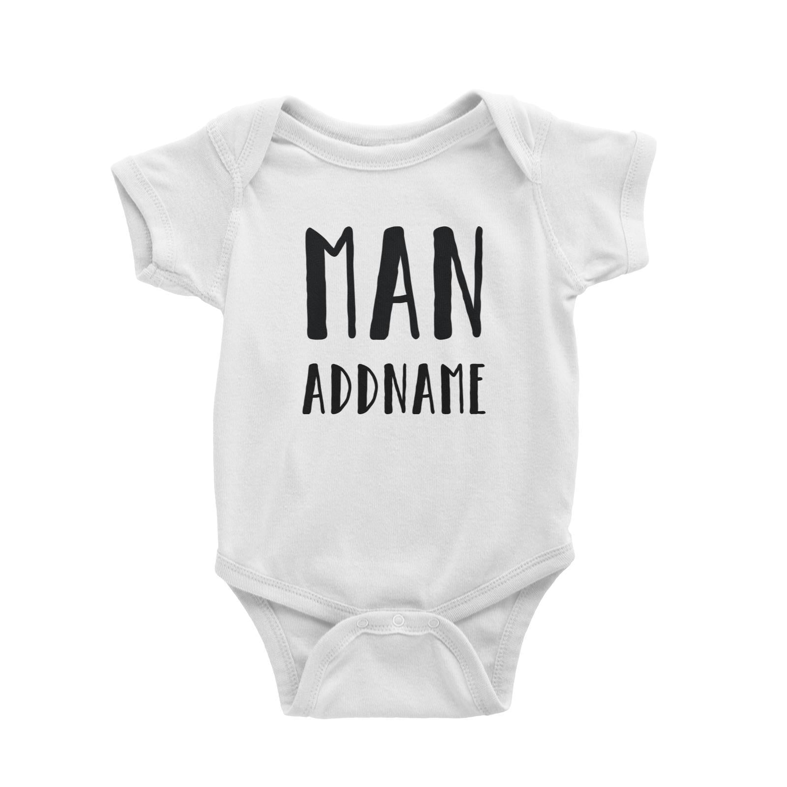 Matching Dog And Owner Man Addname Baby Romper