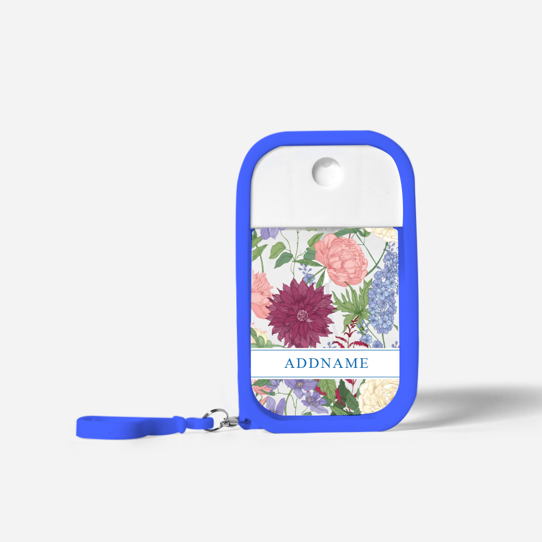 Reverie Series Refillable Hand Sanitizer with Personalisation - Royal Blue