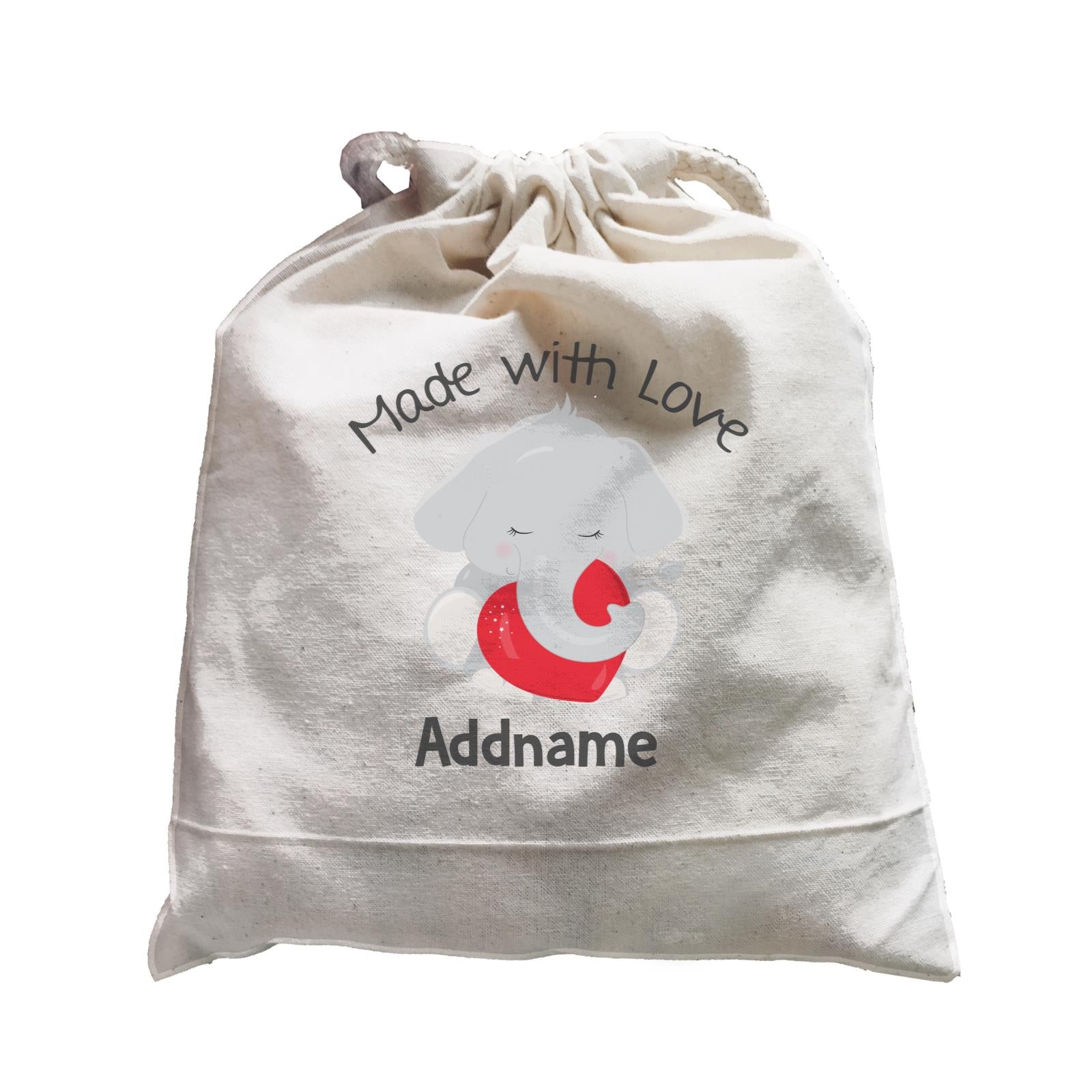 Animal Hearts Made With Love Elephant Addname Satchel