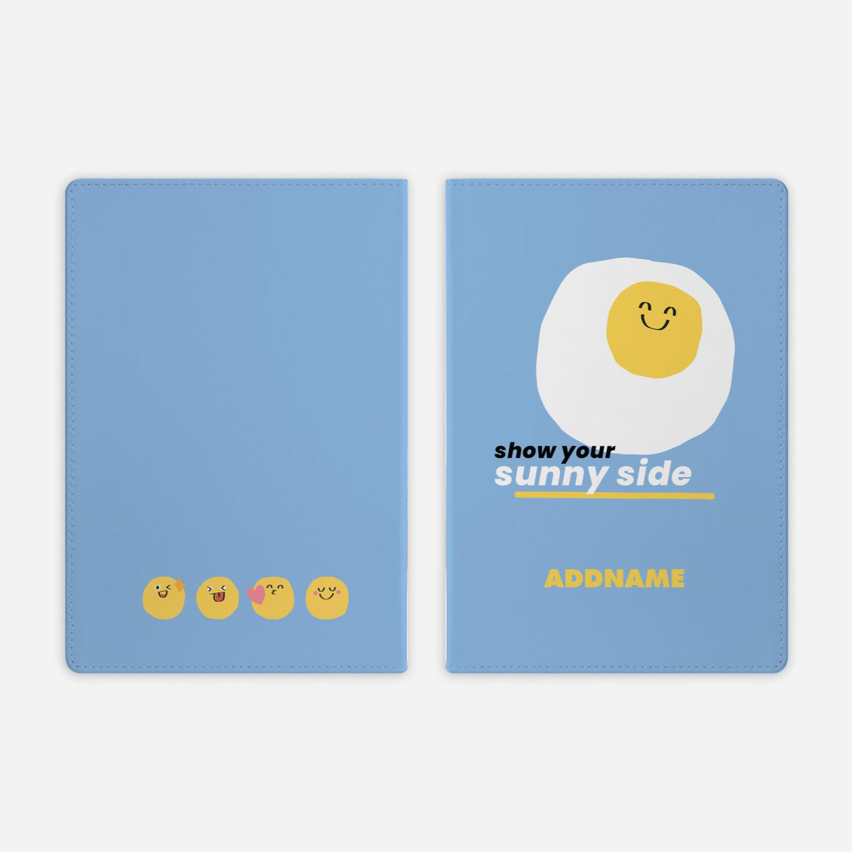Be Confident Series Full Print Cover Notebook - Stay Positive - Show Your Sunny Side
